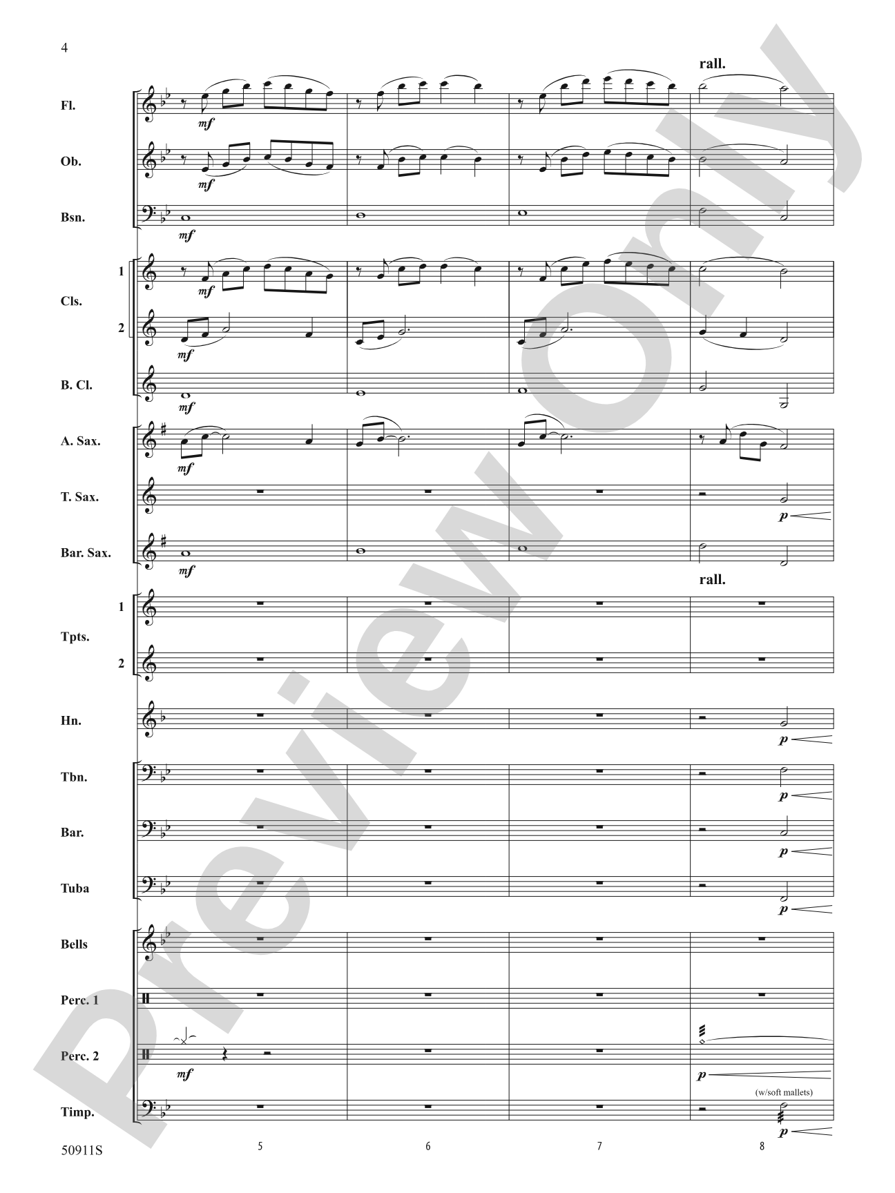 Looking Up: Concert Band Conductor Score & Parts