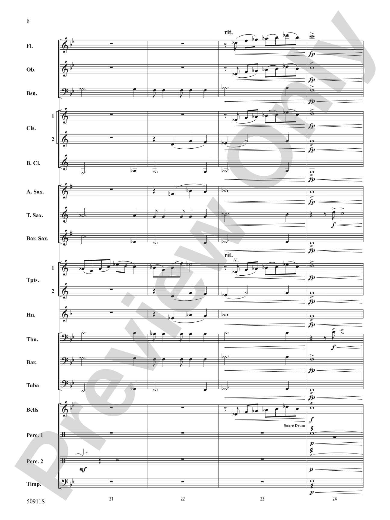 Looking Up: Concert Band Conductor Score & Parts