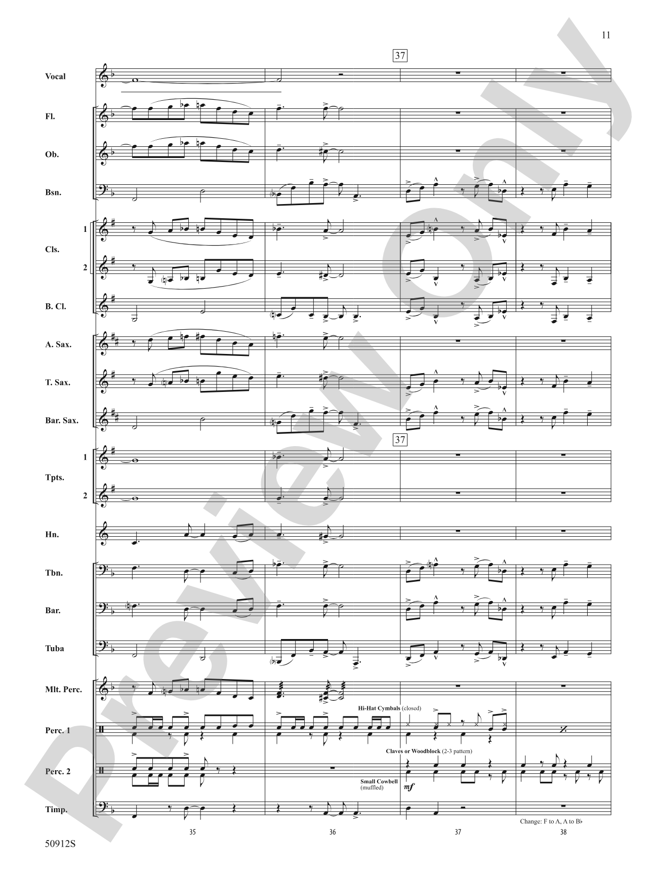 Blue Skies: Concert Band Conductor Score & Parts