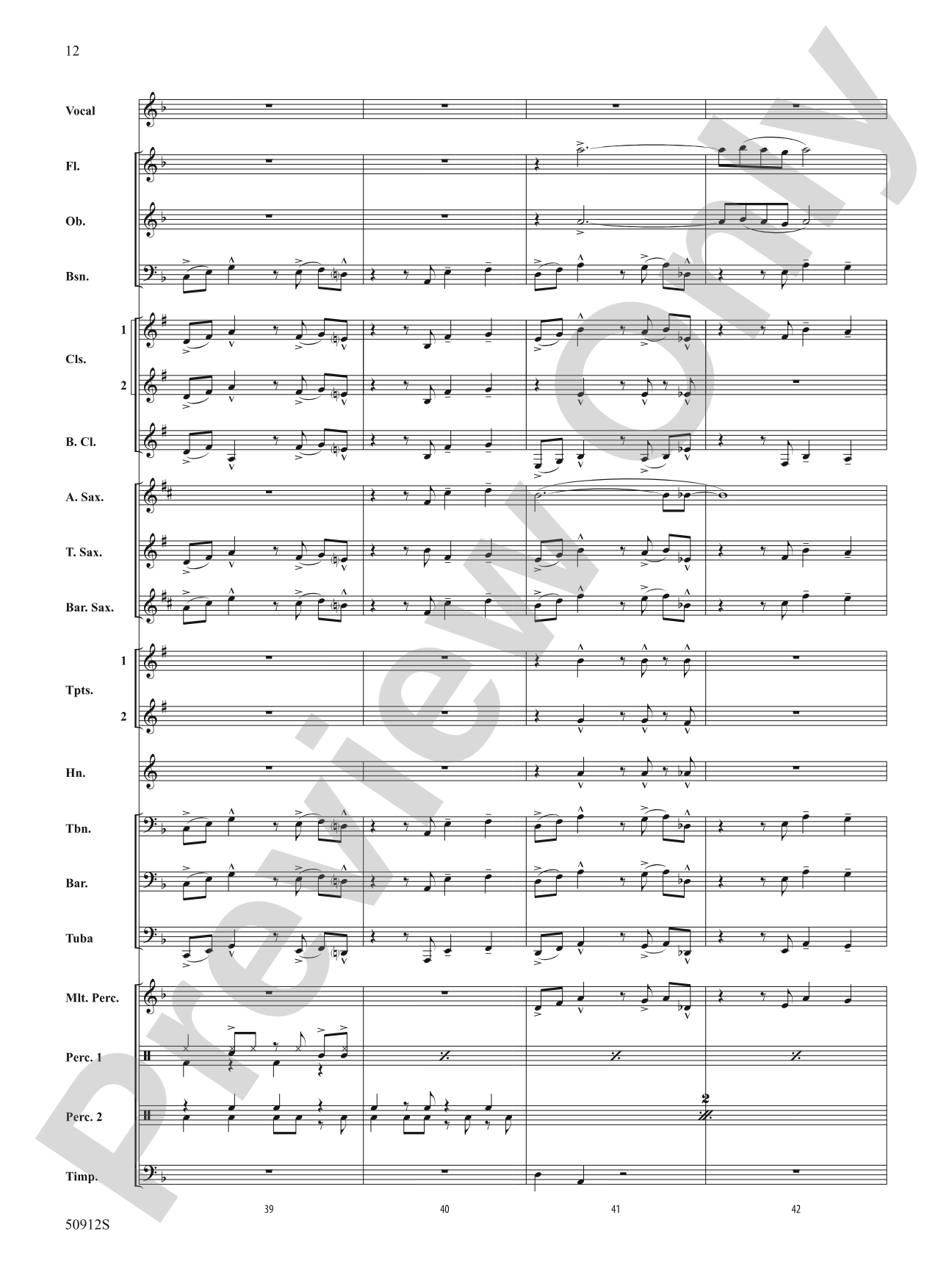 Blue Skies: Concert Band Conductor Score & Parts