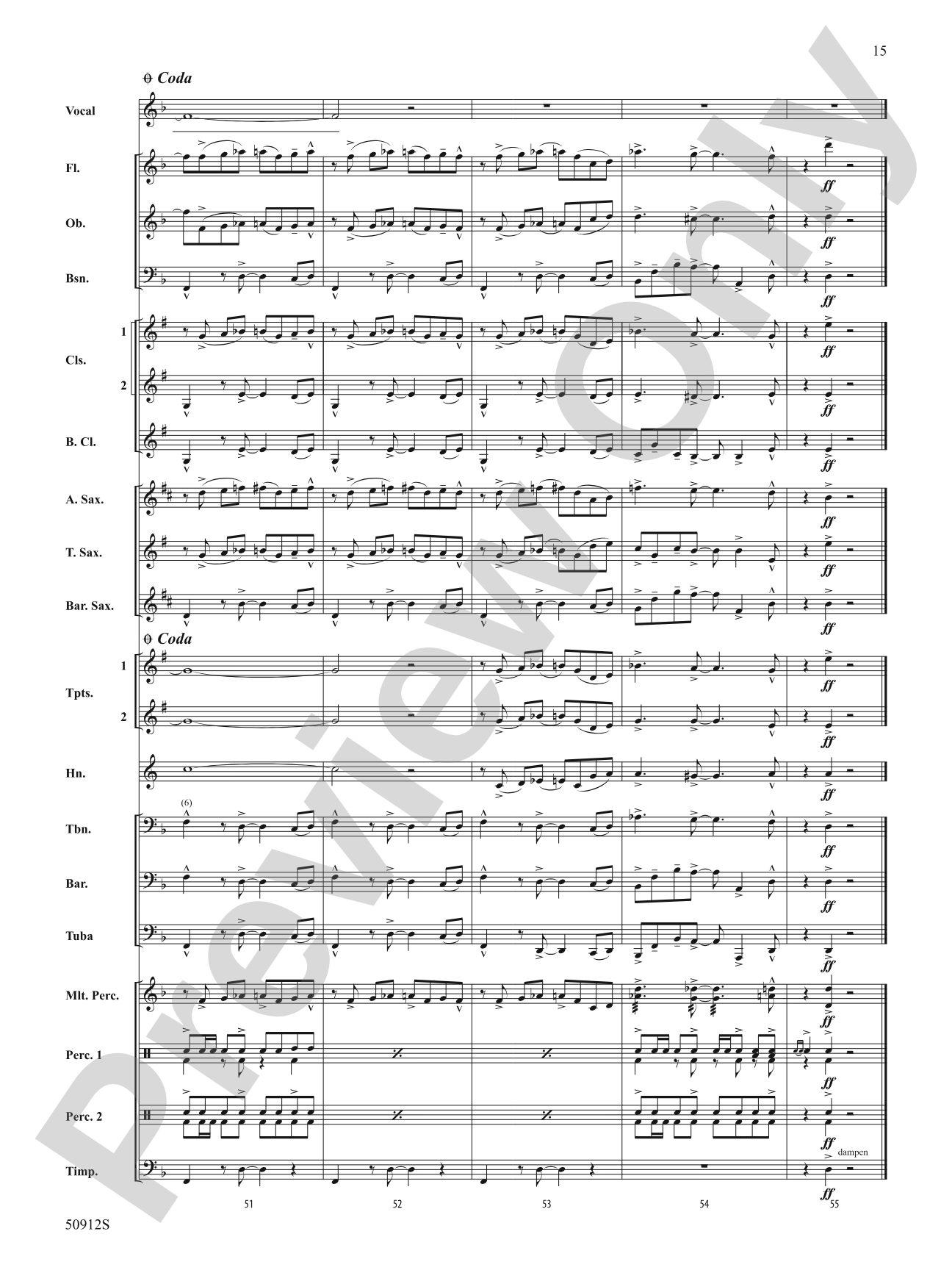 Blue Skies: Concert Band Conductor Score & Parts