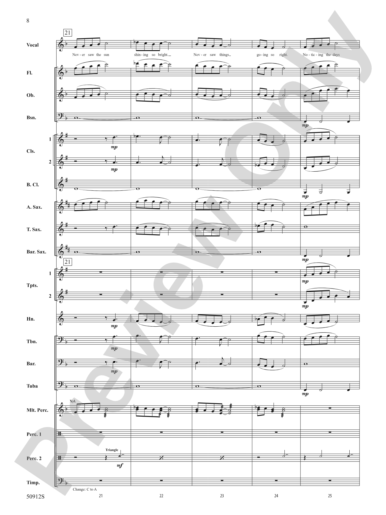 Blue Skies: Concert Band Conductor Score & Parts
