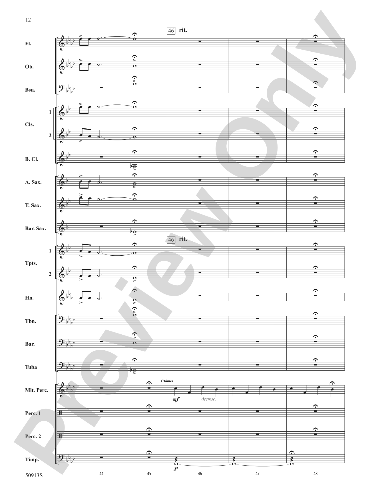 The Strait of Messina: Concert Band Conductor Score & Parts