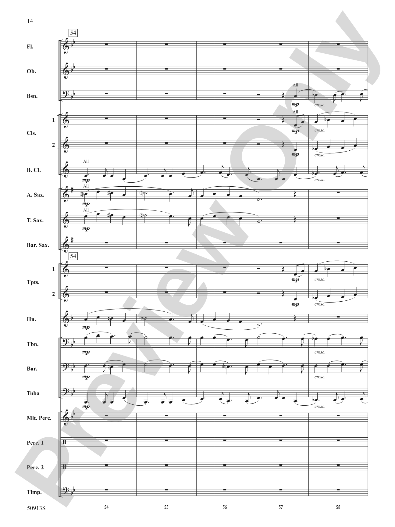 The Strait of Messina: Concert Band Conductor Score & Parts