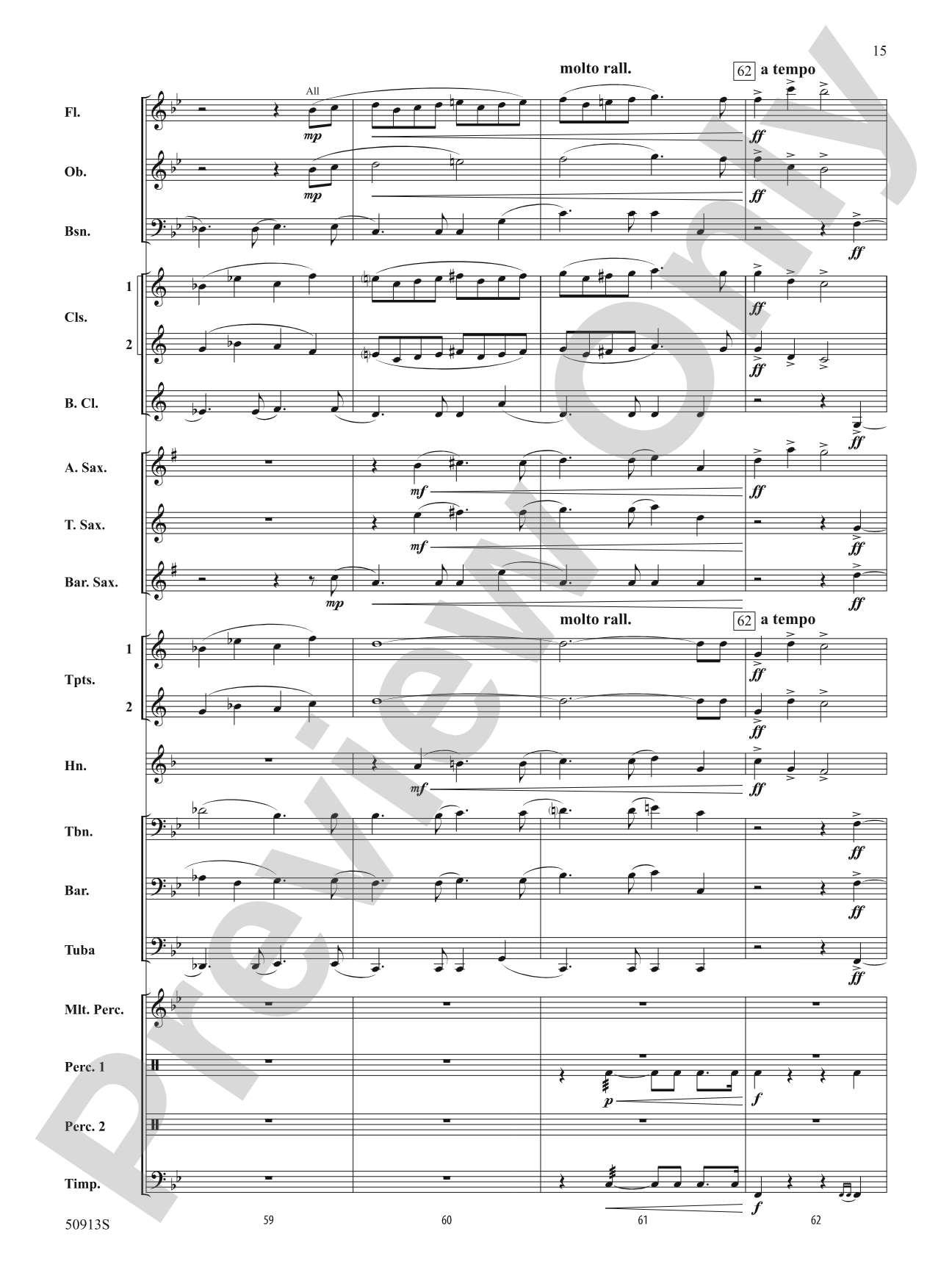 The Strait of Messina: Concert Band Conductor Score & Parts