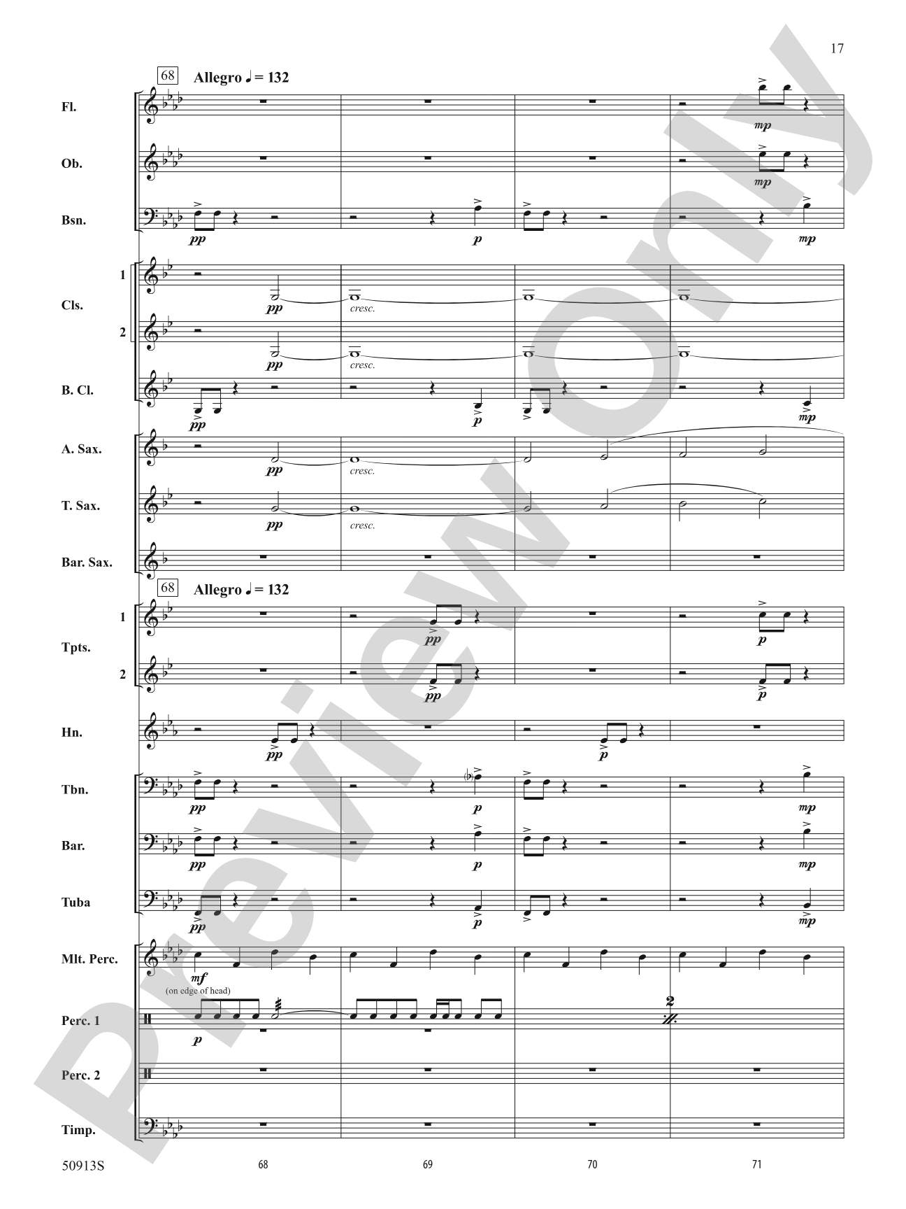The Strait of Messina: Concert Band Conductor Score & Parts