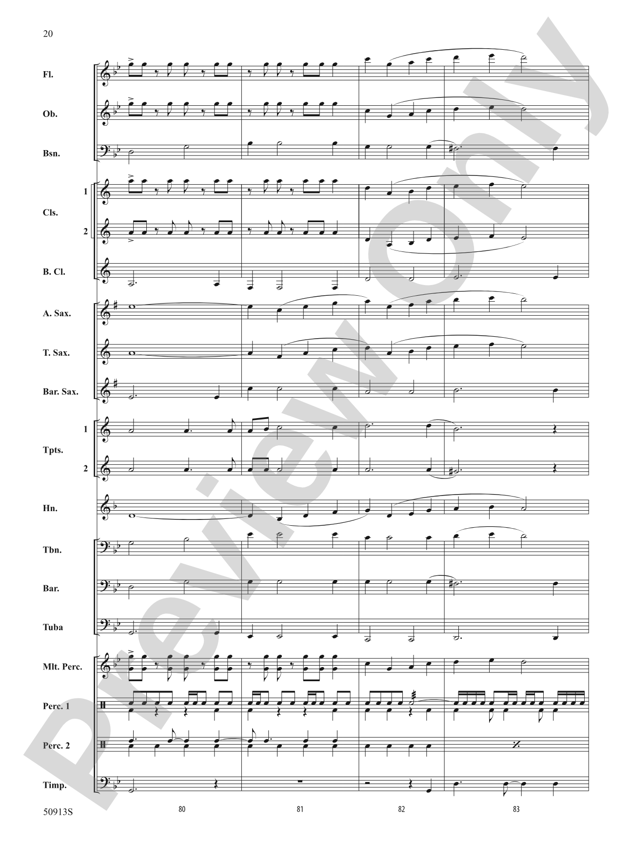The Strait of Messina: Concert Band Conductor Score & Parts