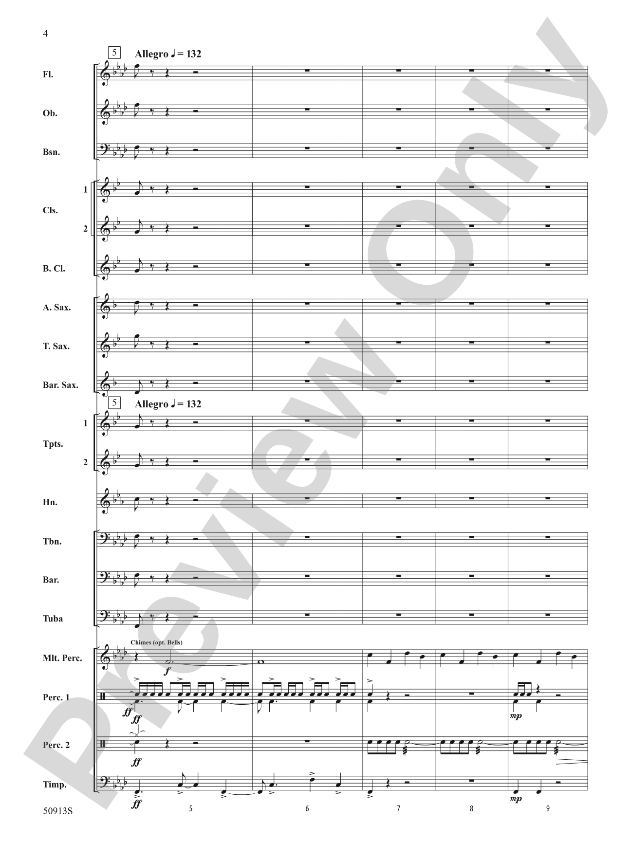 The Strait of Messina: Concert Band Conductor Score & Parts