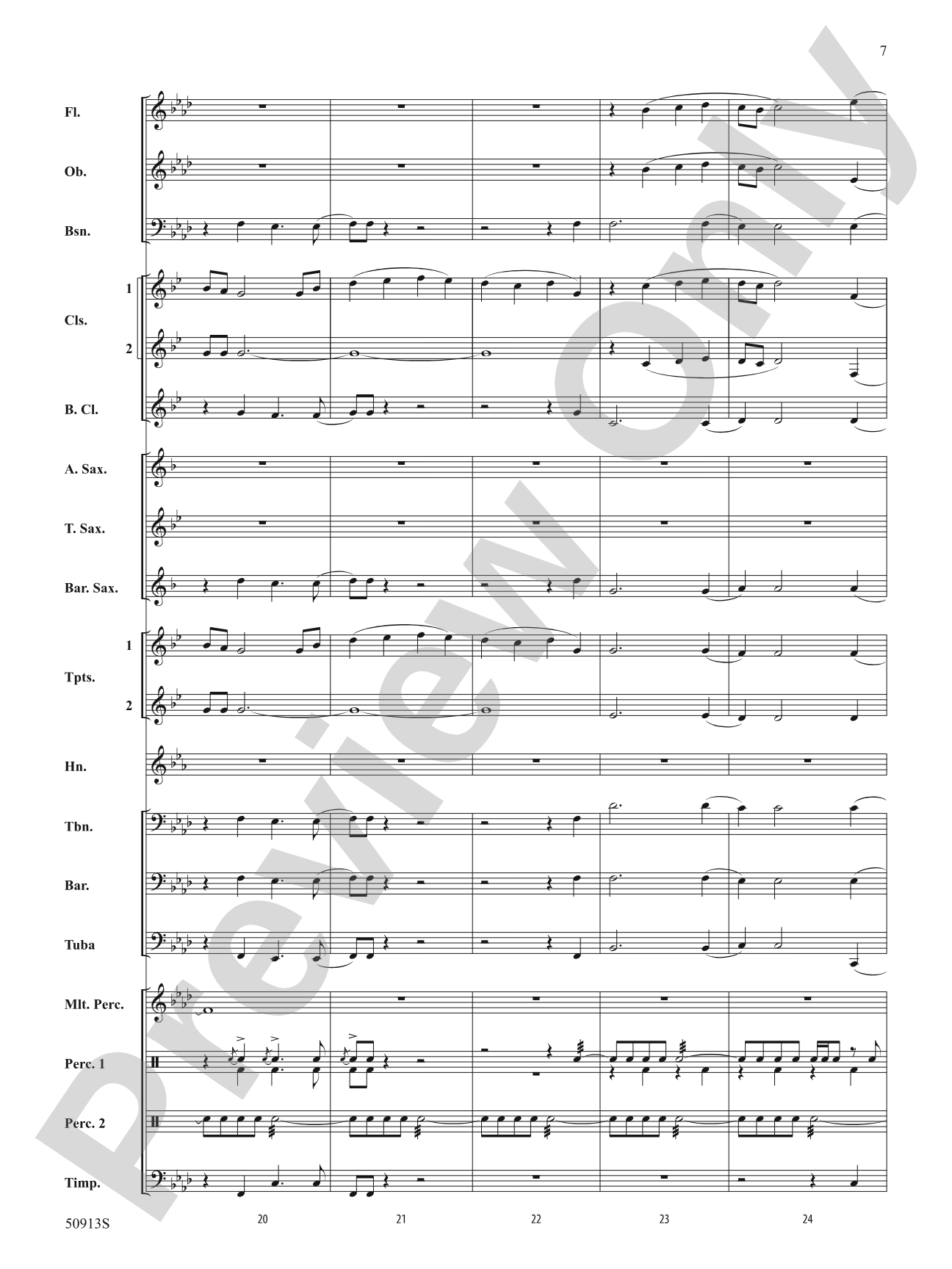 The Strait of Messina: Concert Band Conductor Score & Parts