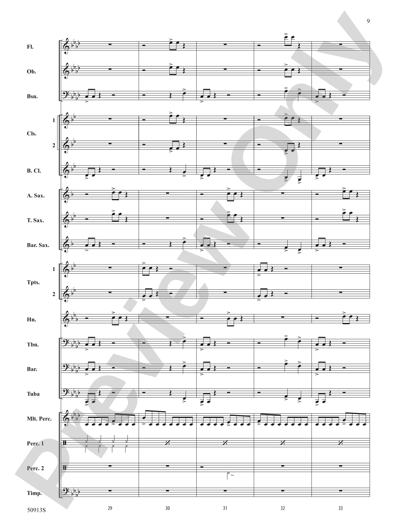 The Strait of Messina: Concert Band Conductor Score & Parts