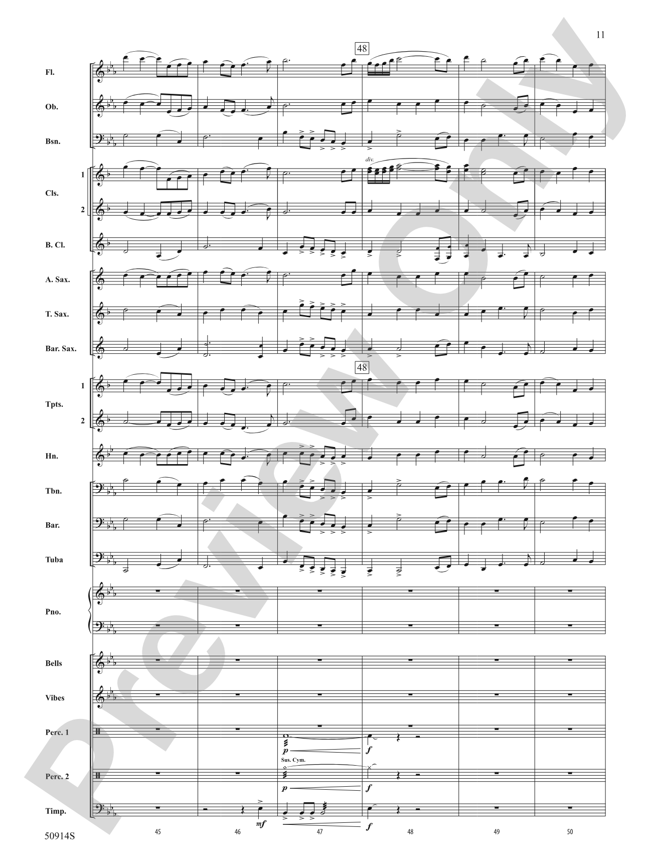 Turquoise: Concert Band Conductor Score & Parts