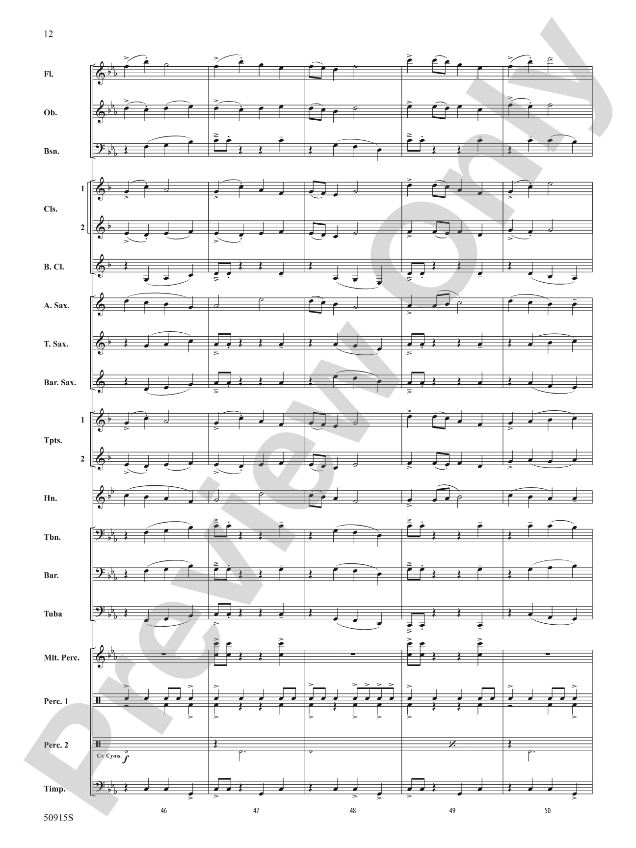Maxima: Concert Band Conductor Score & Parts