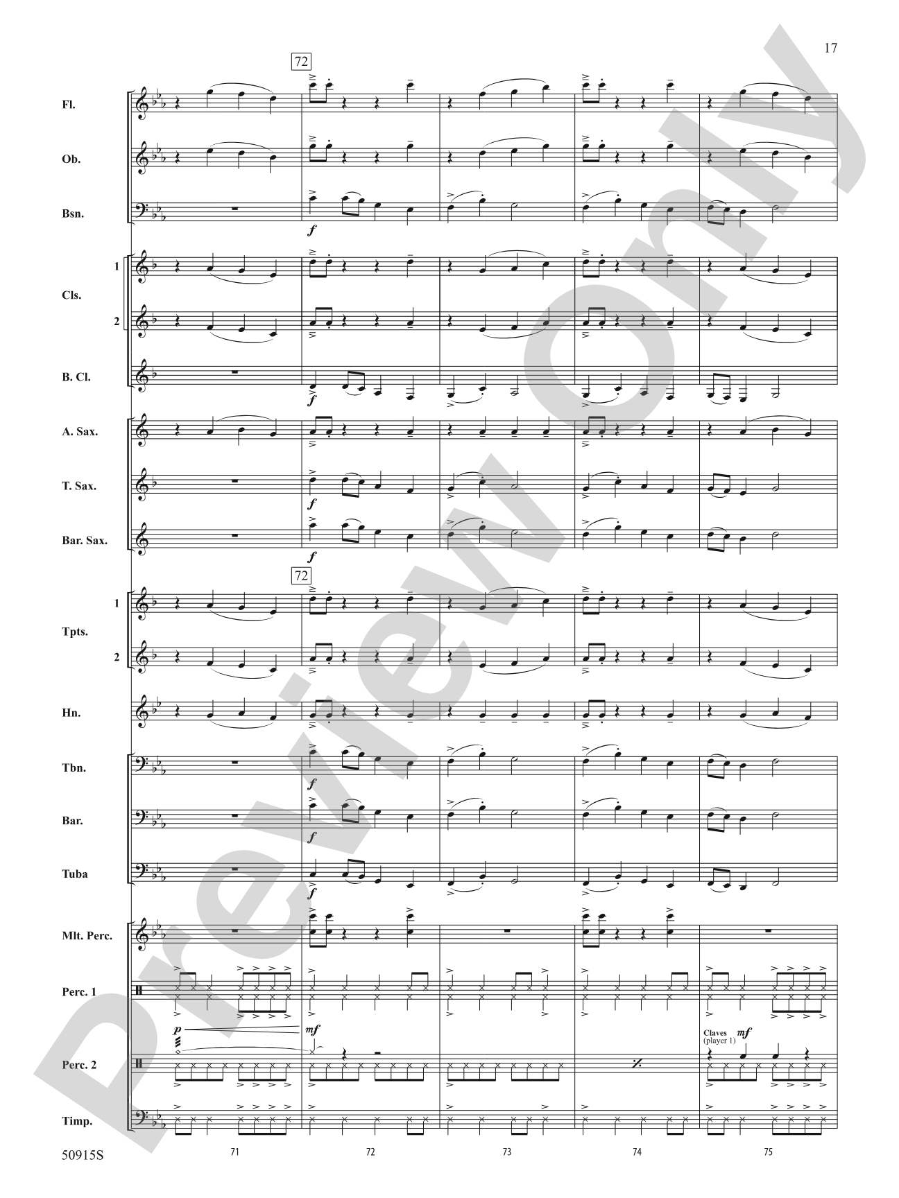 Maxima: Concert Band Conductor Score & Parts