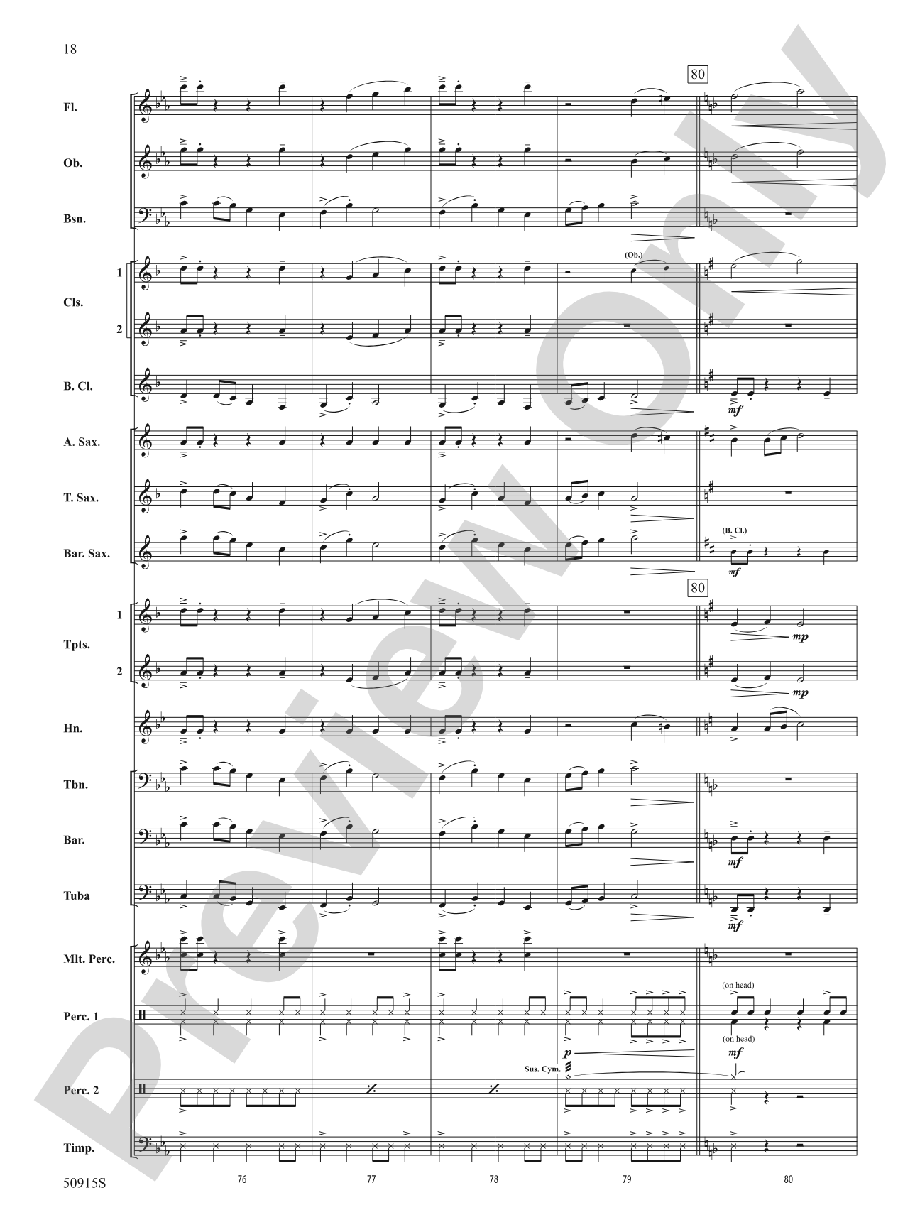 Maxima: Concert Band Conductor Score & Parts