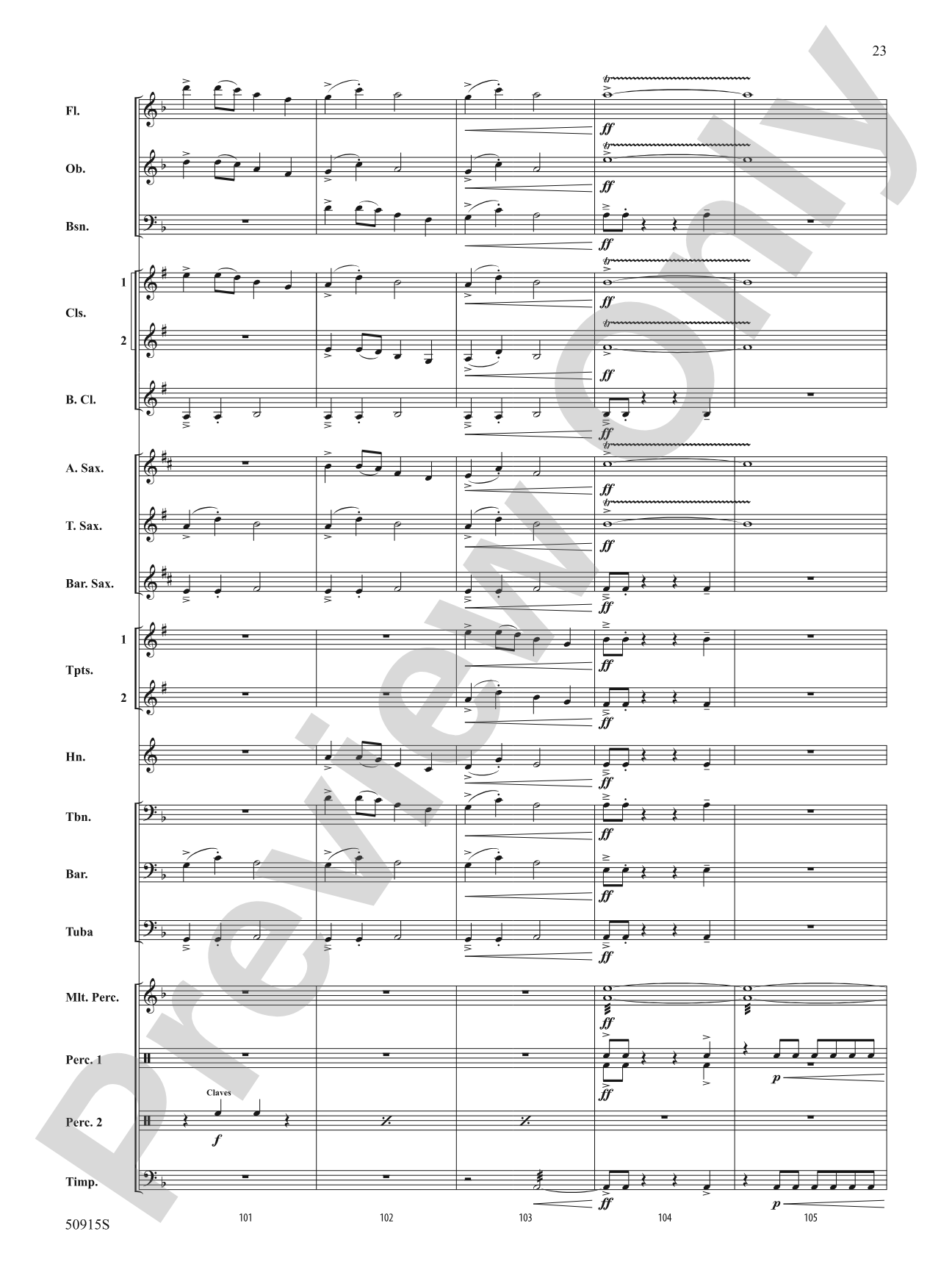 Maxima: Concert Band Conductor Score & Parts