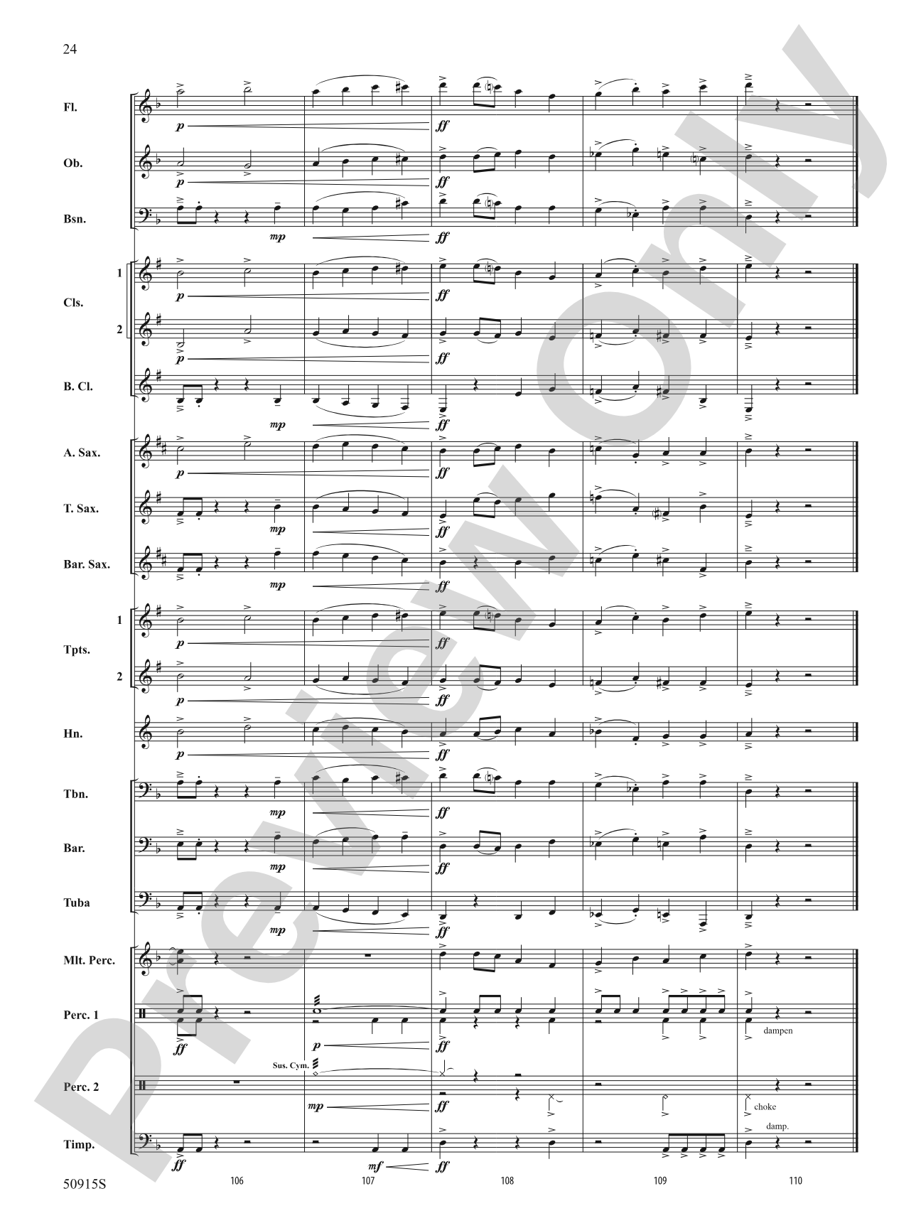 Maxima: Concert Band Conductor Score & Parts