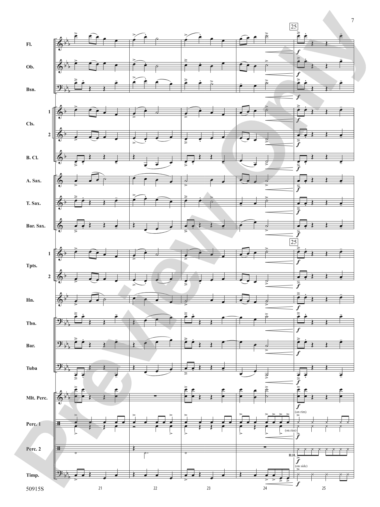 Maxima: Concert Band Conductor Score & Parts