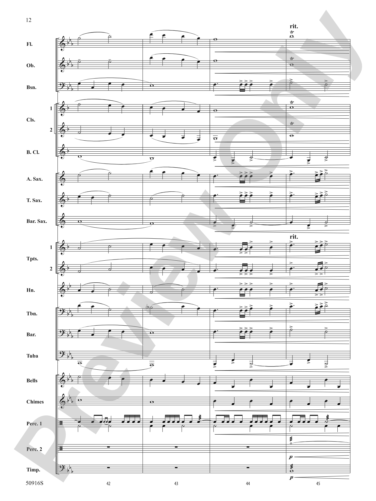 Ultimate Valor: Concert Band Conductor Score & Parts