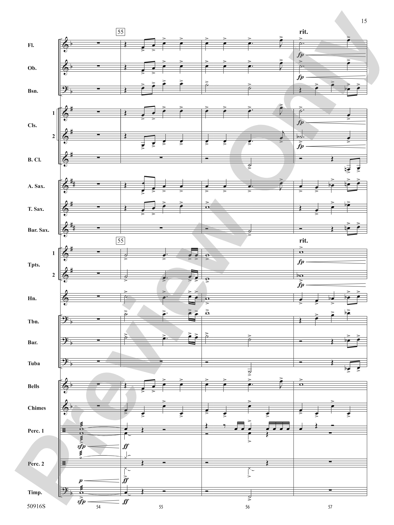 Ultimate Valor: Concert Band Conductor Score & Parts