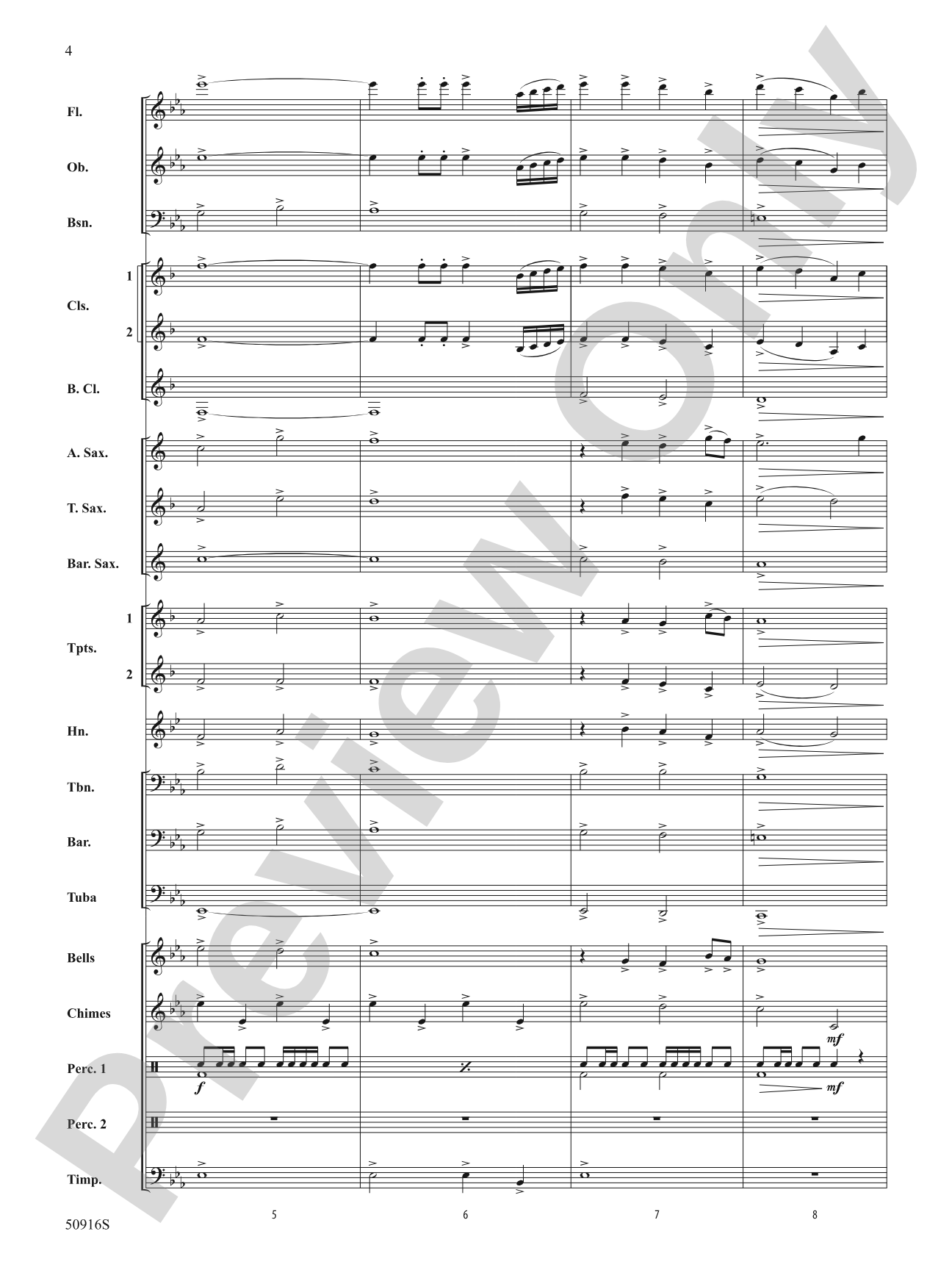Ultimate Valor: Concert Band Conductor Score & Parts