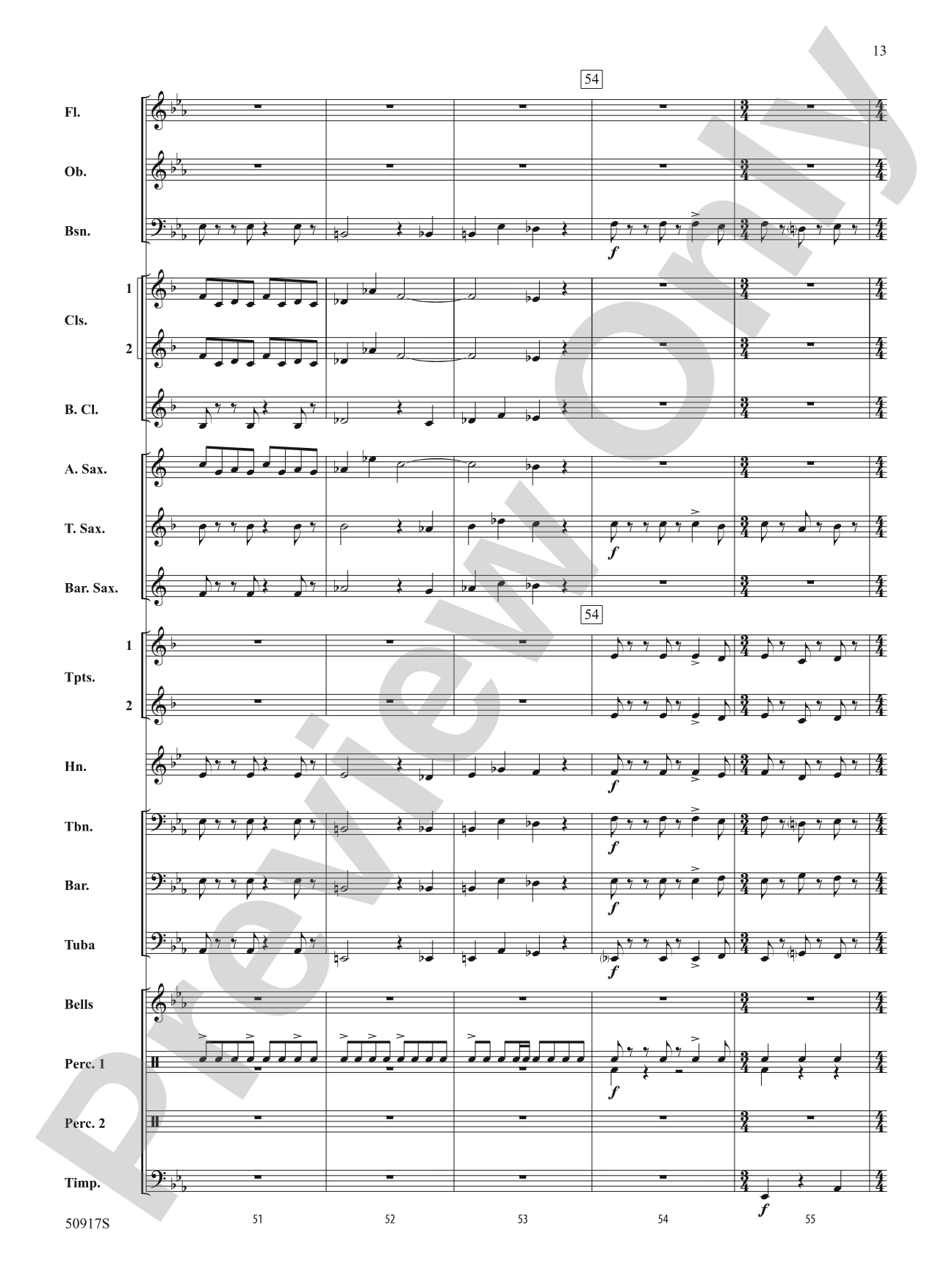 Confidence: Concert Band Conductor Score & Parts
