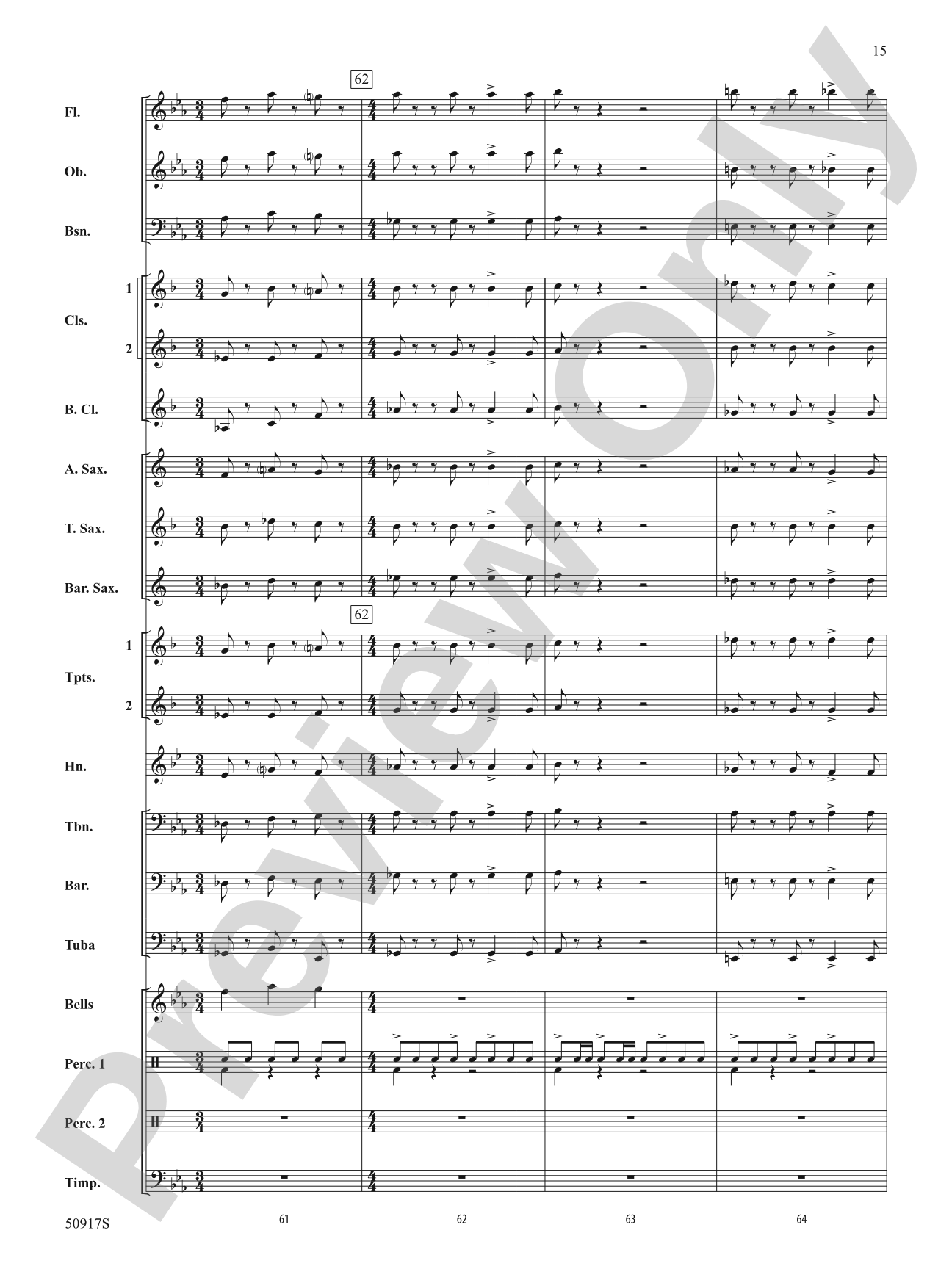 Confidence: Concert Band Conductor Score & Parts