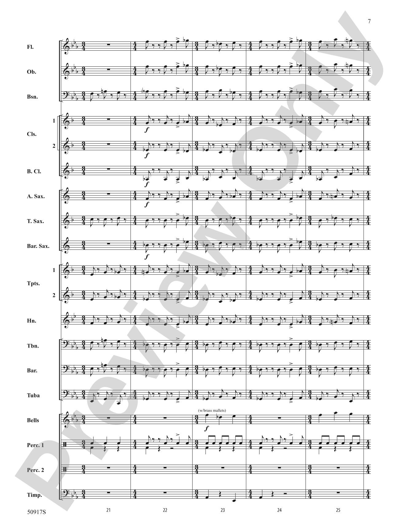 Confidence: Concert Band Conductor Score & Parts
