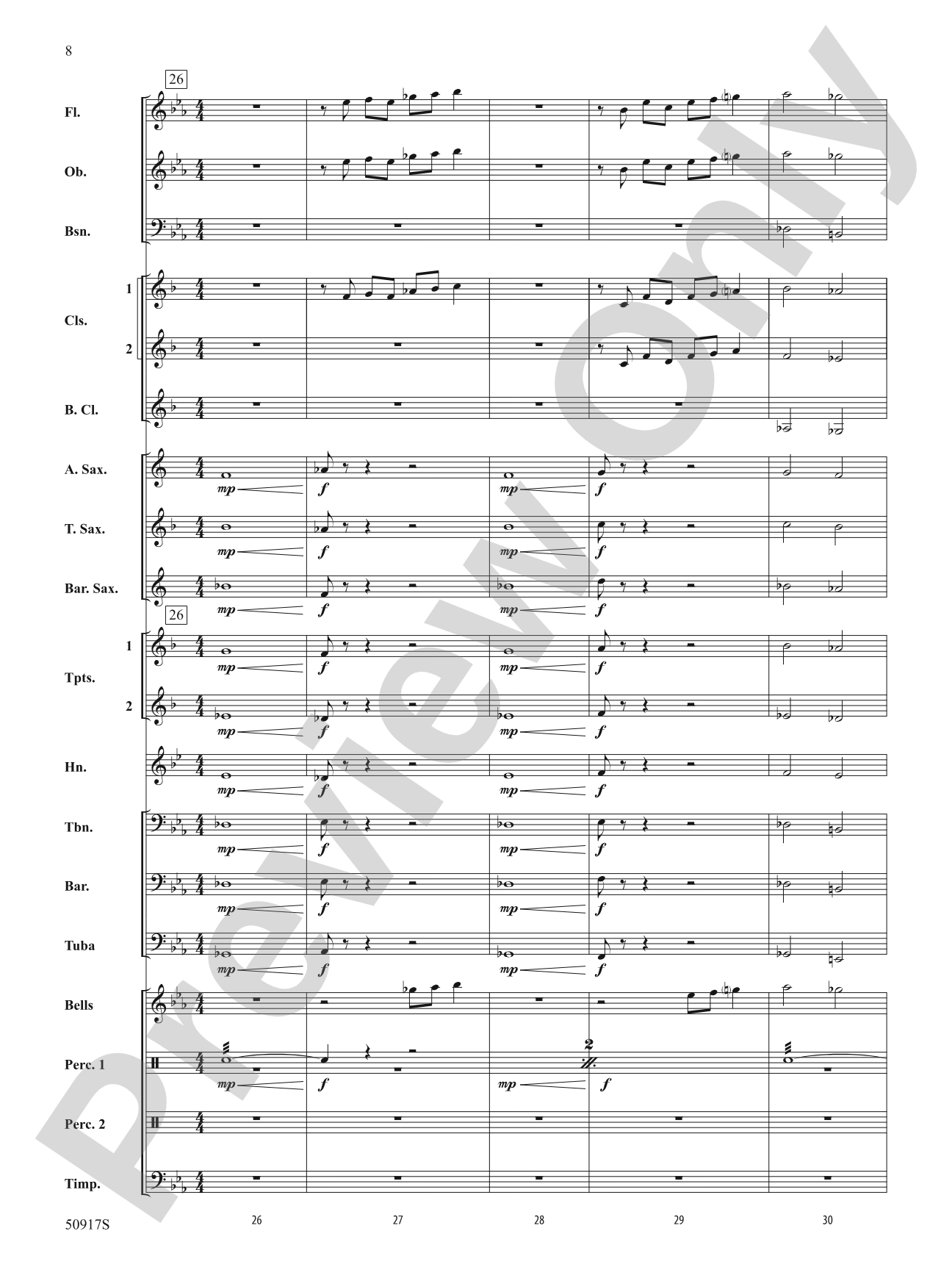 Confidence: Concert Band Conductor Score & Parts