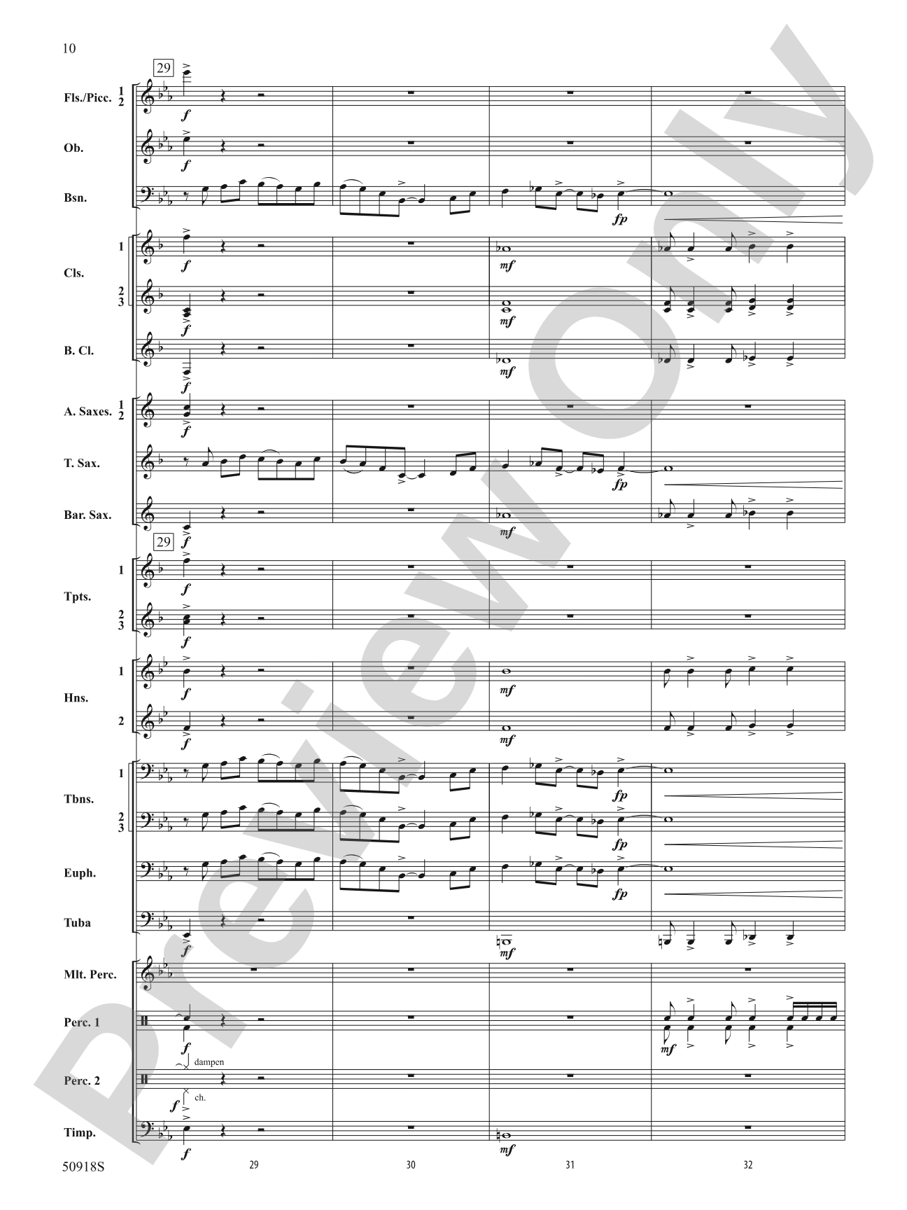 Tapestry of the Sky: Concert Band Conductor Score & Parts