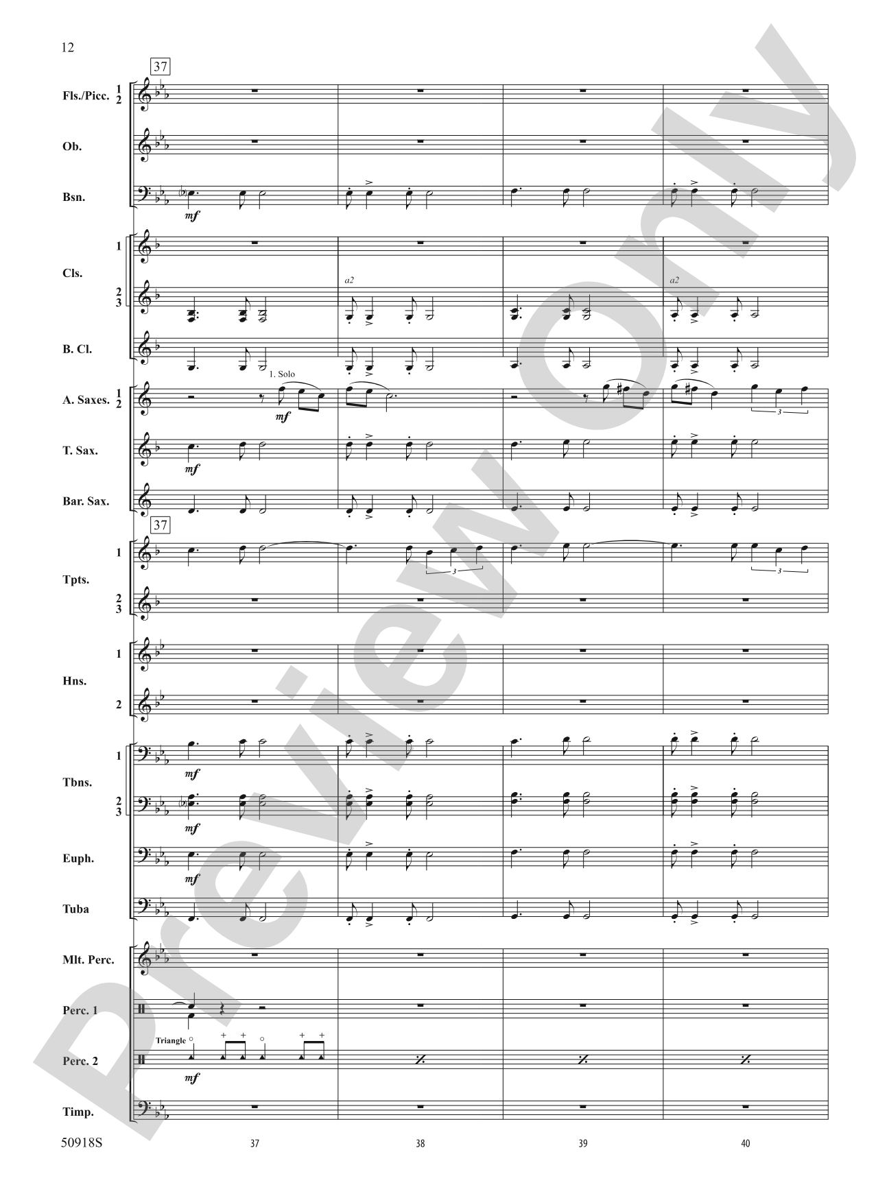 Tapestry of the Sky: Concert Band Conductor Score & Parts