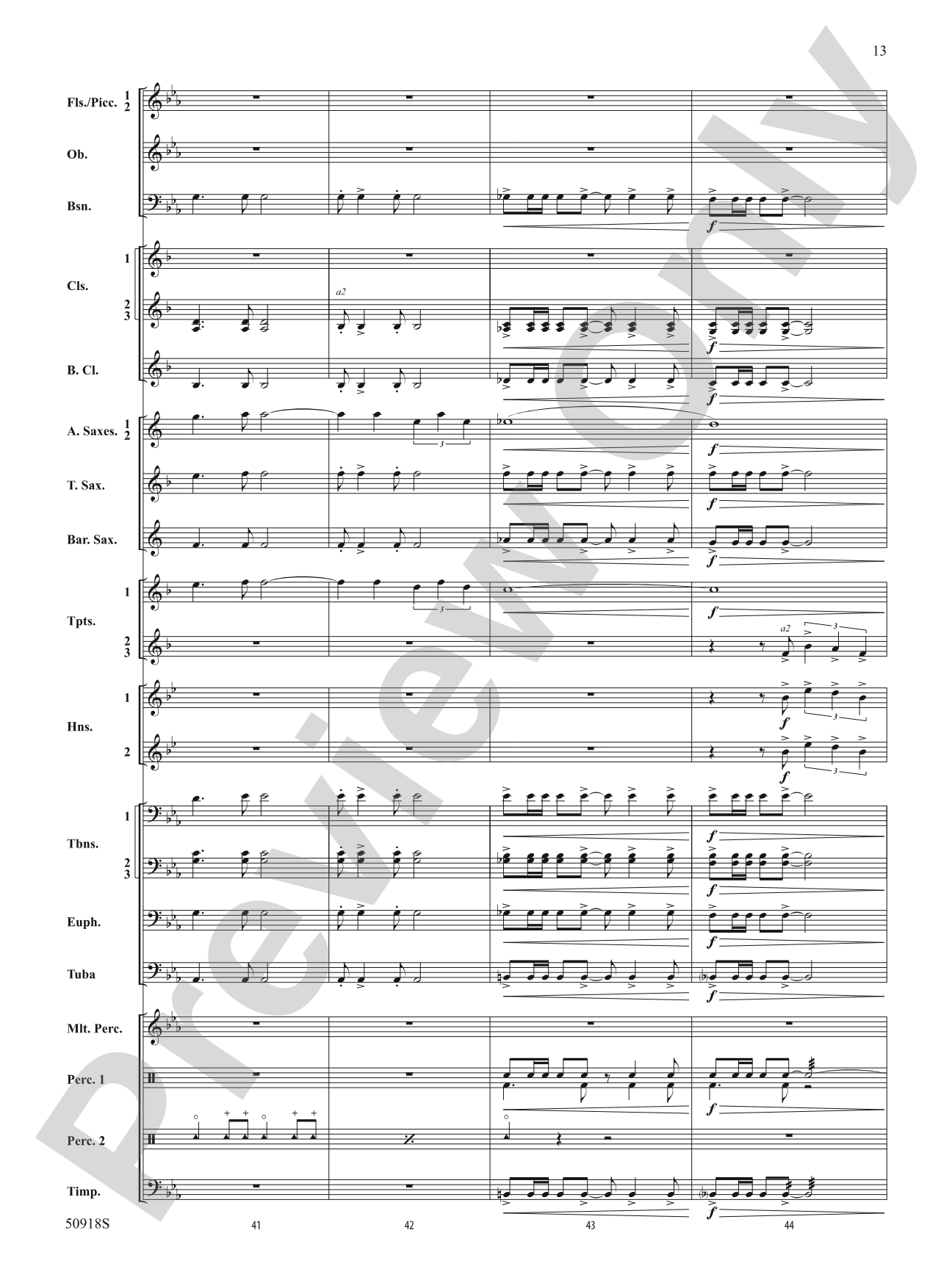 Tapestry of the Sky: Concert Band Conductor Score & Parts