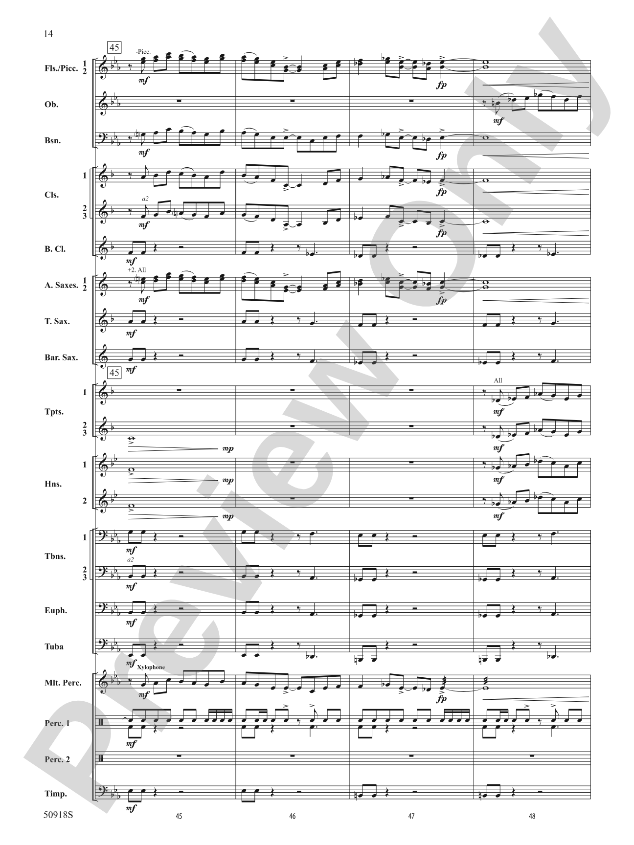 Tapestry of the Sky: Concert Band Conductor Score & Parts