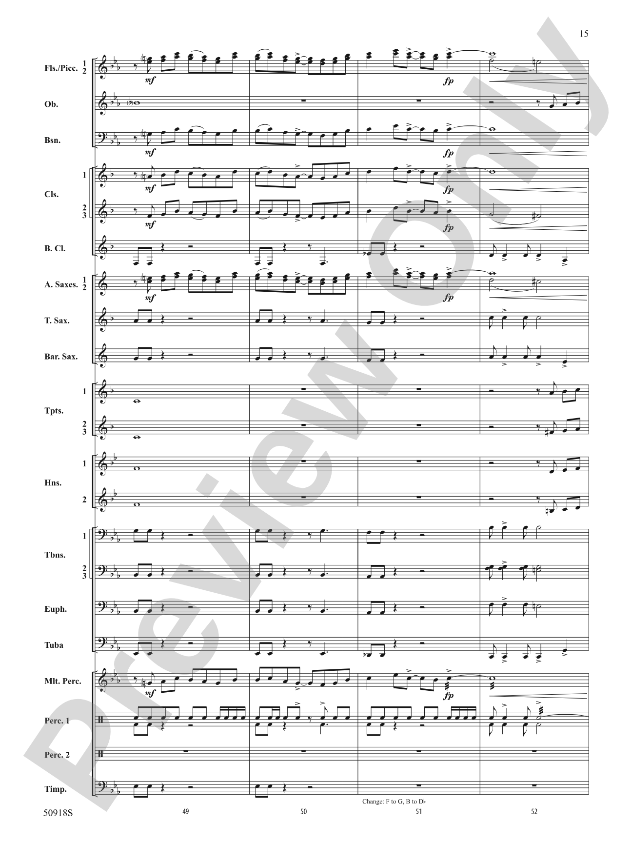 Tapestry of the Sky: Concert Band Conductor Score & Parts