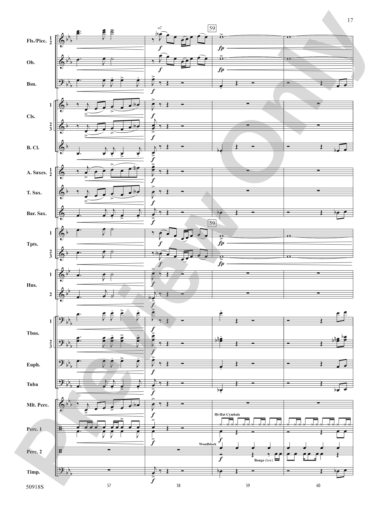Tapestry of the Sky: Concert Band Conductor Score & Parts