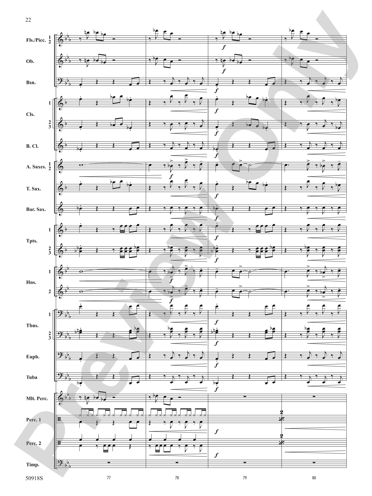 Tapestry of the Sky: Concert Band Conductor Score & Parts