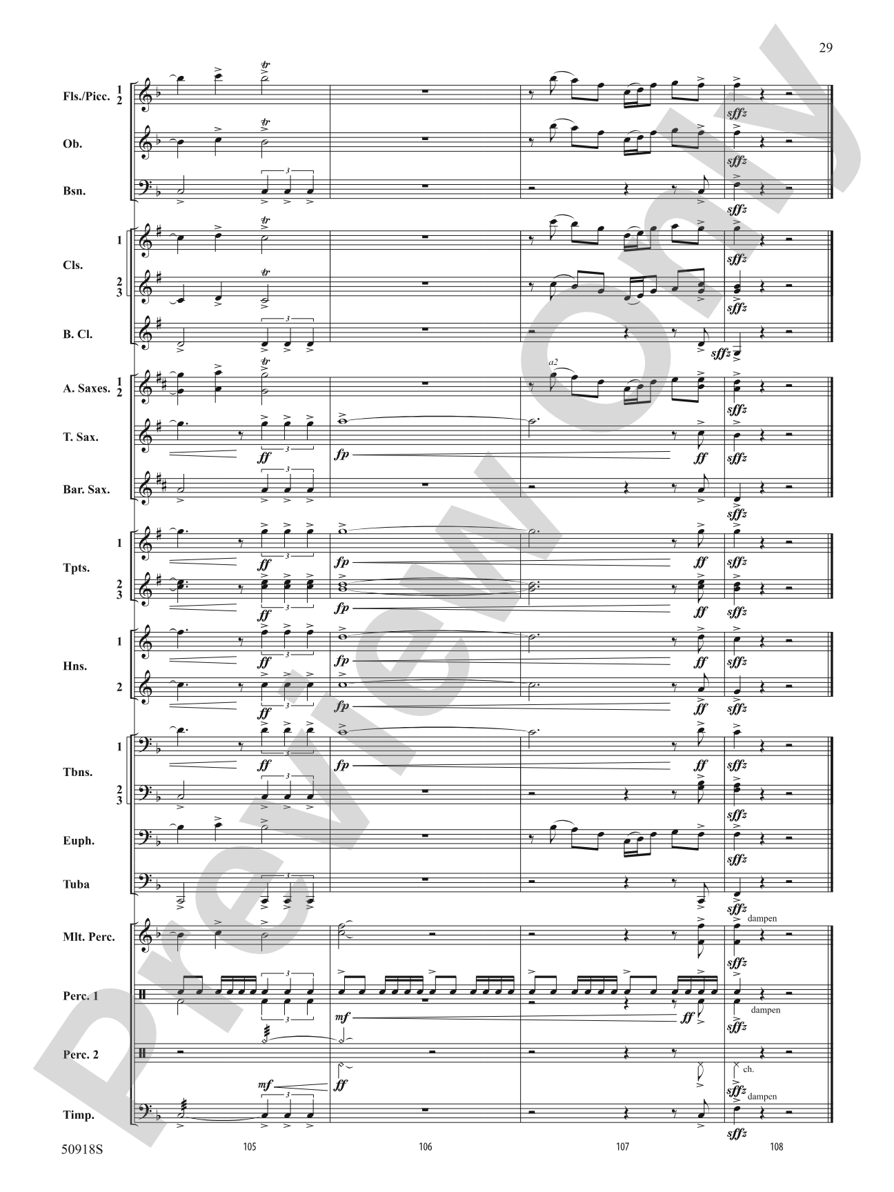 Tapestry of the Sky: Concert Band Conductor Score & Parts