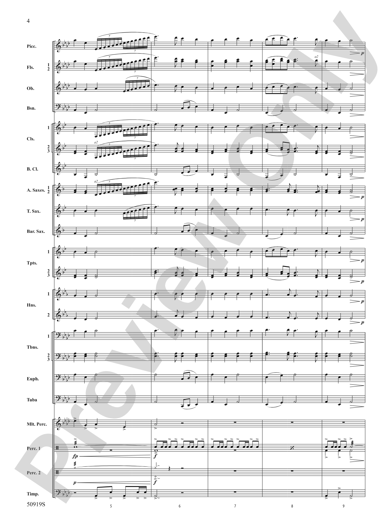 Christmas Halls of Wonder: Concert Band Conductor Score & Parts
