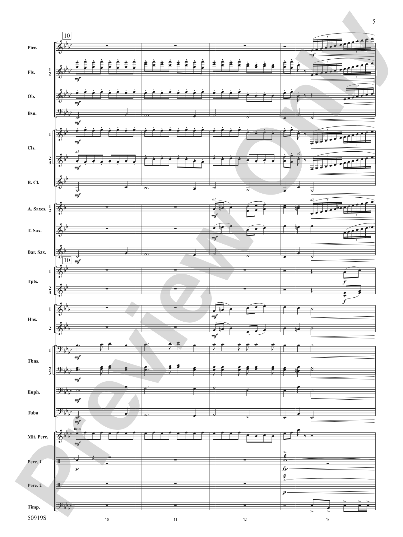 Christmas Halls of Wonder: Concert Band Conductor Score & Parts