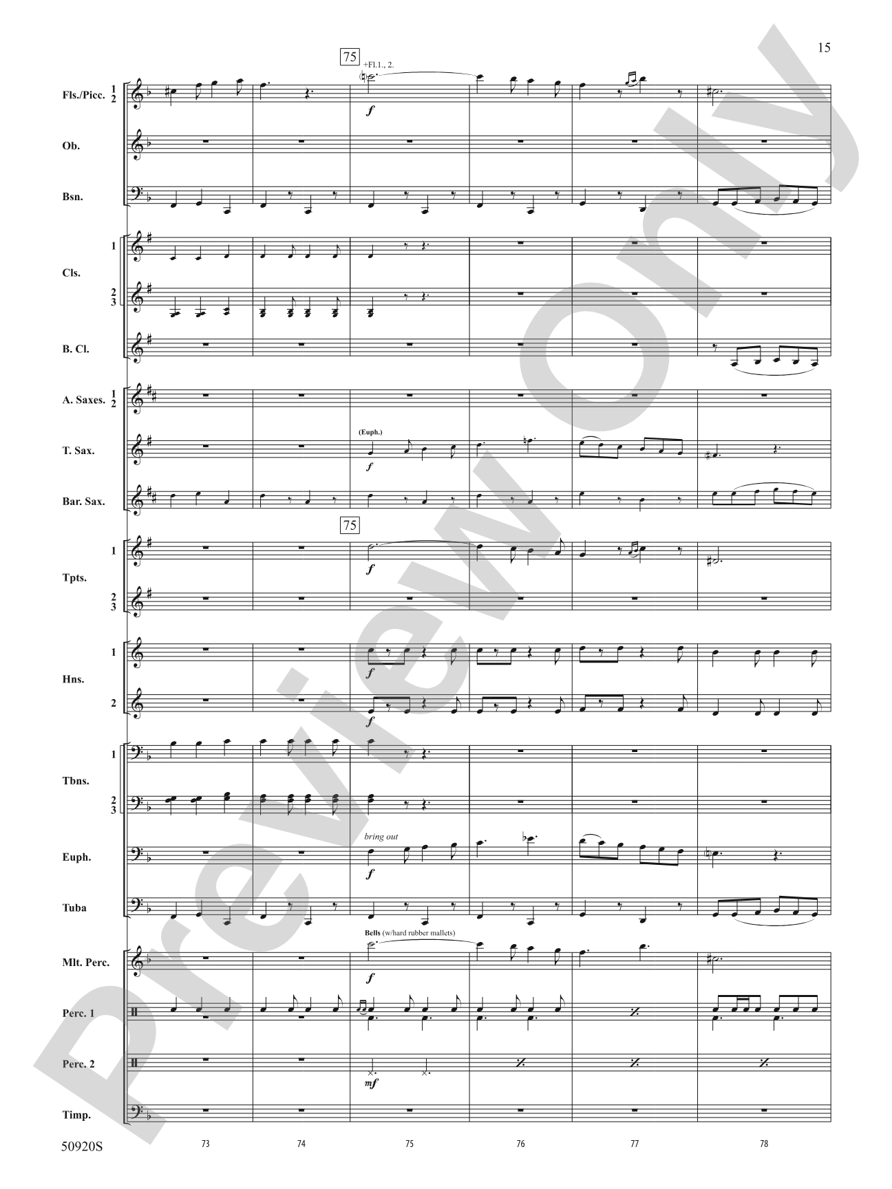 Rondo: Concert Band Conductor Score & Parts