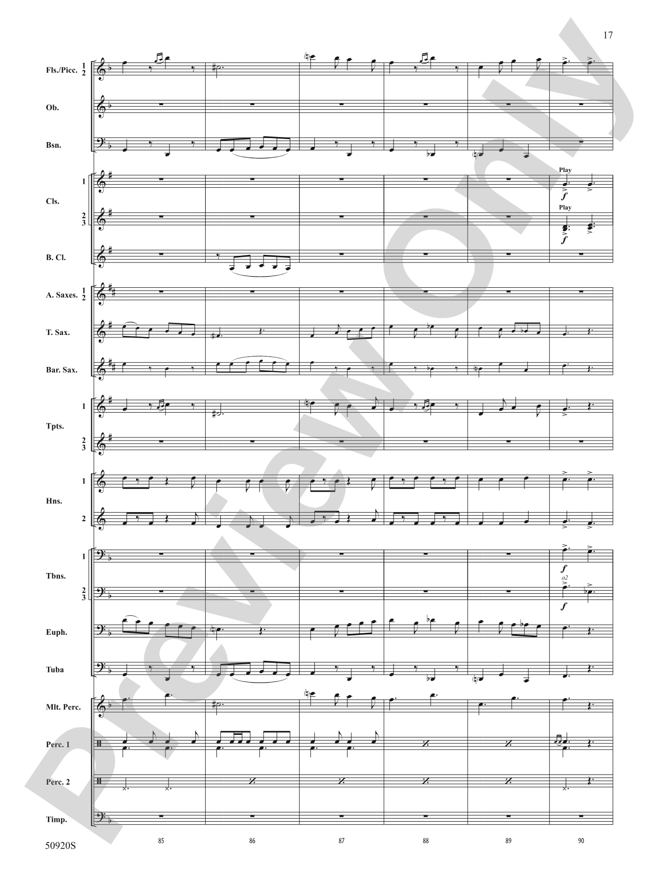 Rondo: Concert Band Conductor Score & Parts