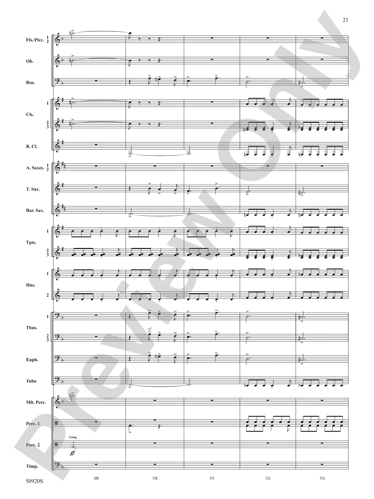 Rondo: Concert Band Conductor Score & Parts