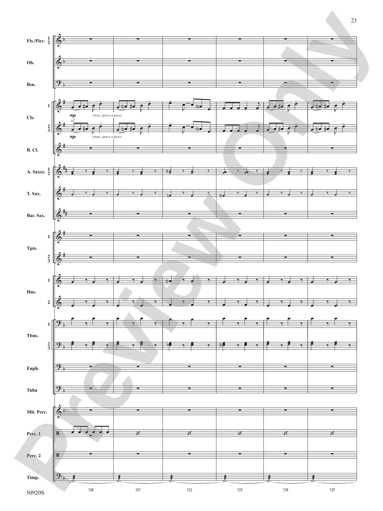 Rondo: Concert Band Conductor Score & Parts