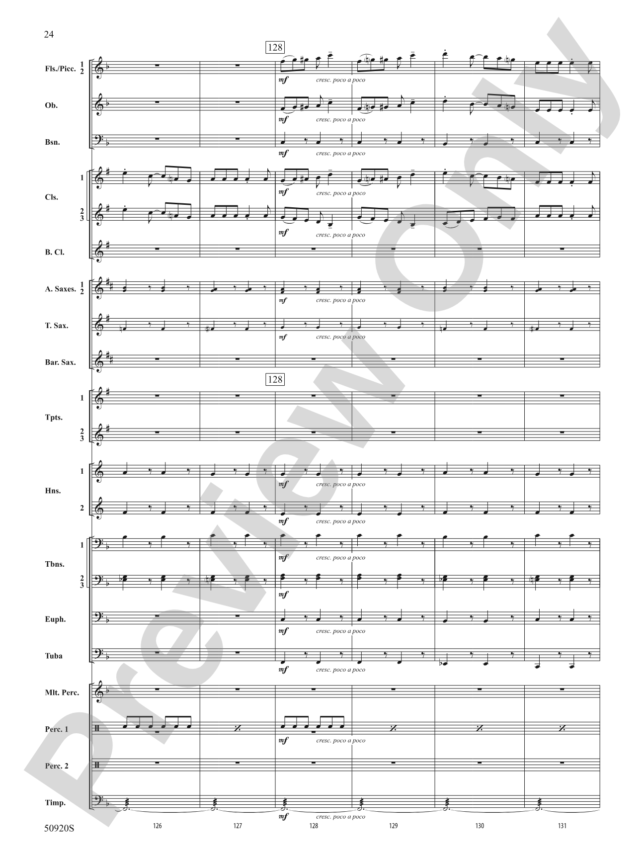 Rondo: Concert Band Conductor Score & Parts
