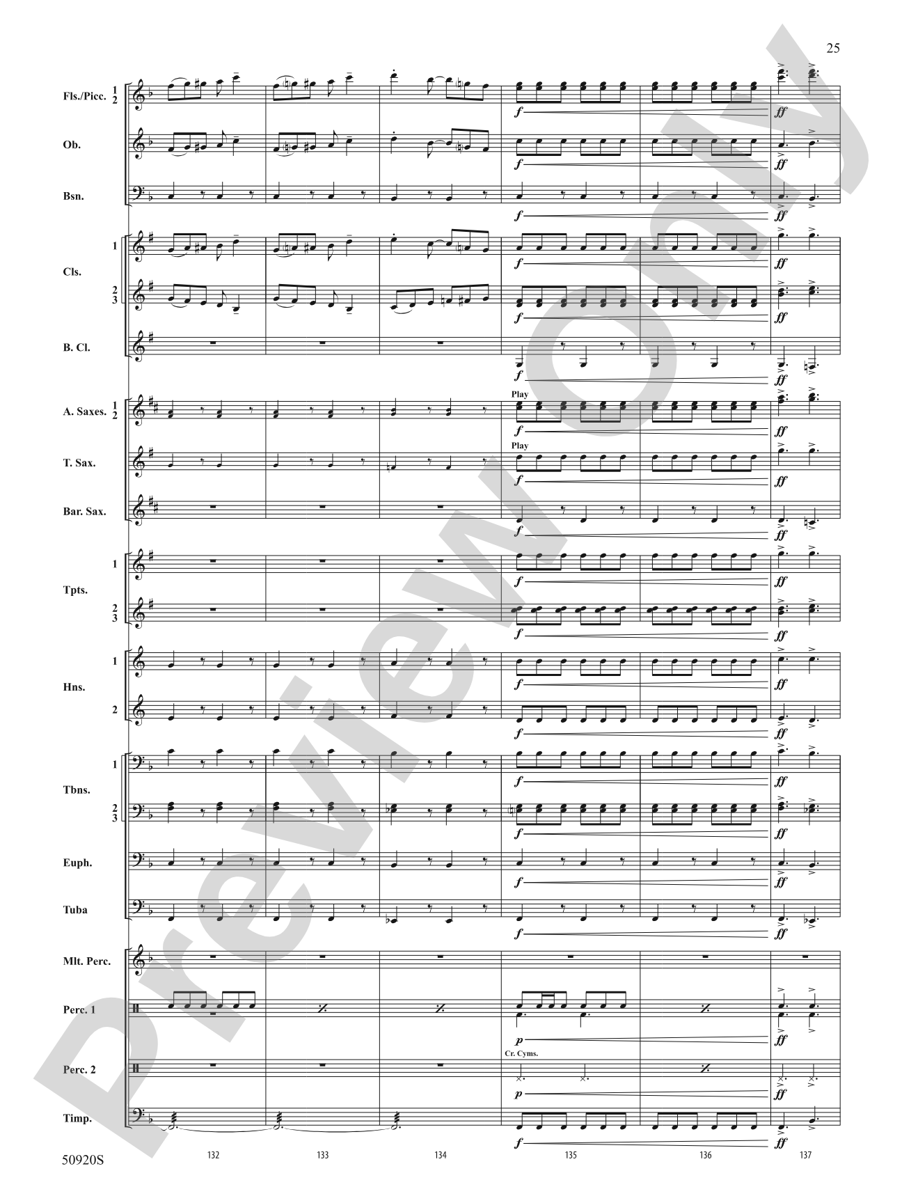 Rondo: Concert Band Conductor Score & Parts