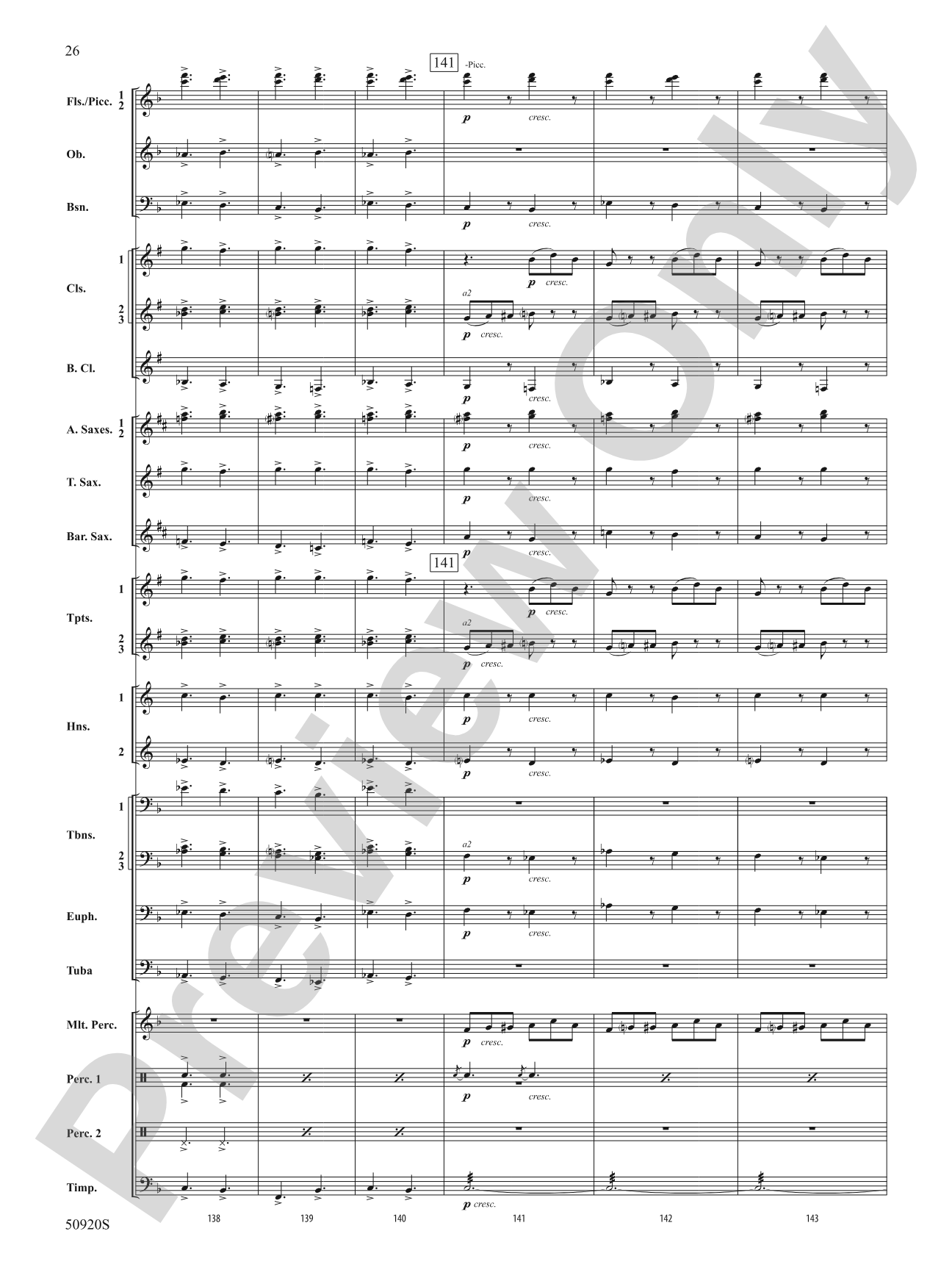 Rondo: Concert Band Conductor Score & Parts