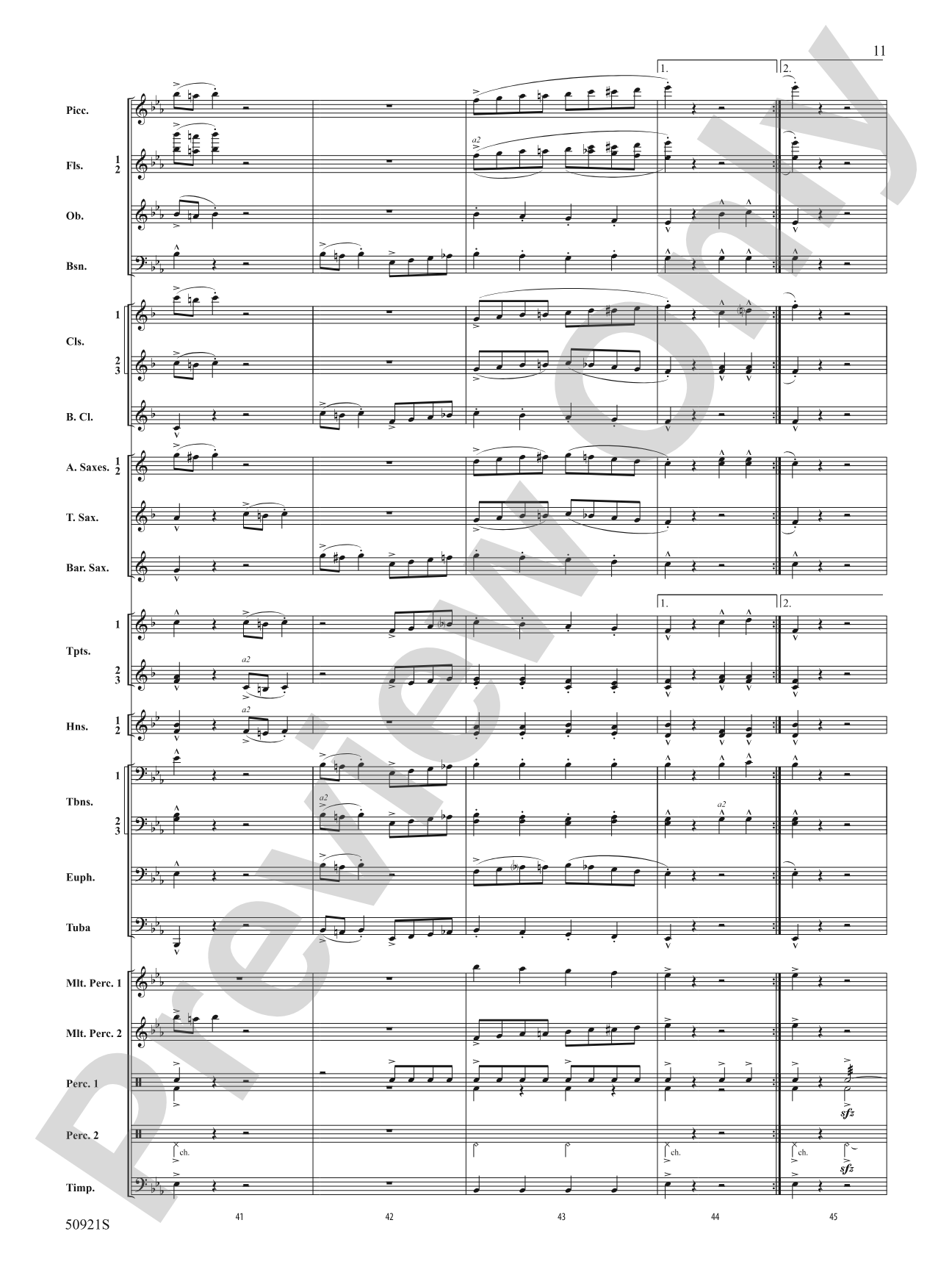 The Ringmaster: Concert Band Conductor Score & Parts