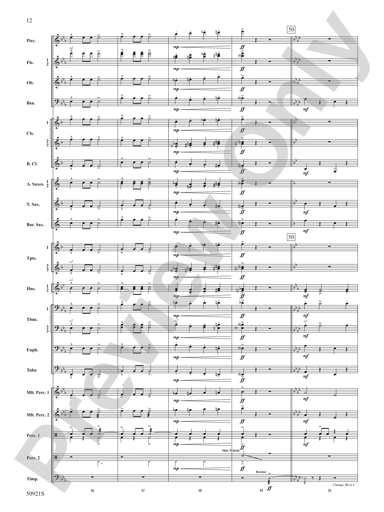 The Ringmaster: Concert Band Conductor Score & Parts