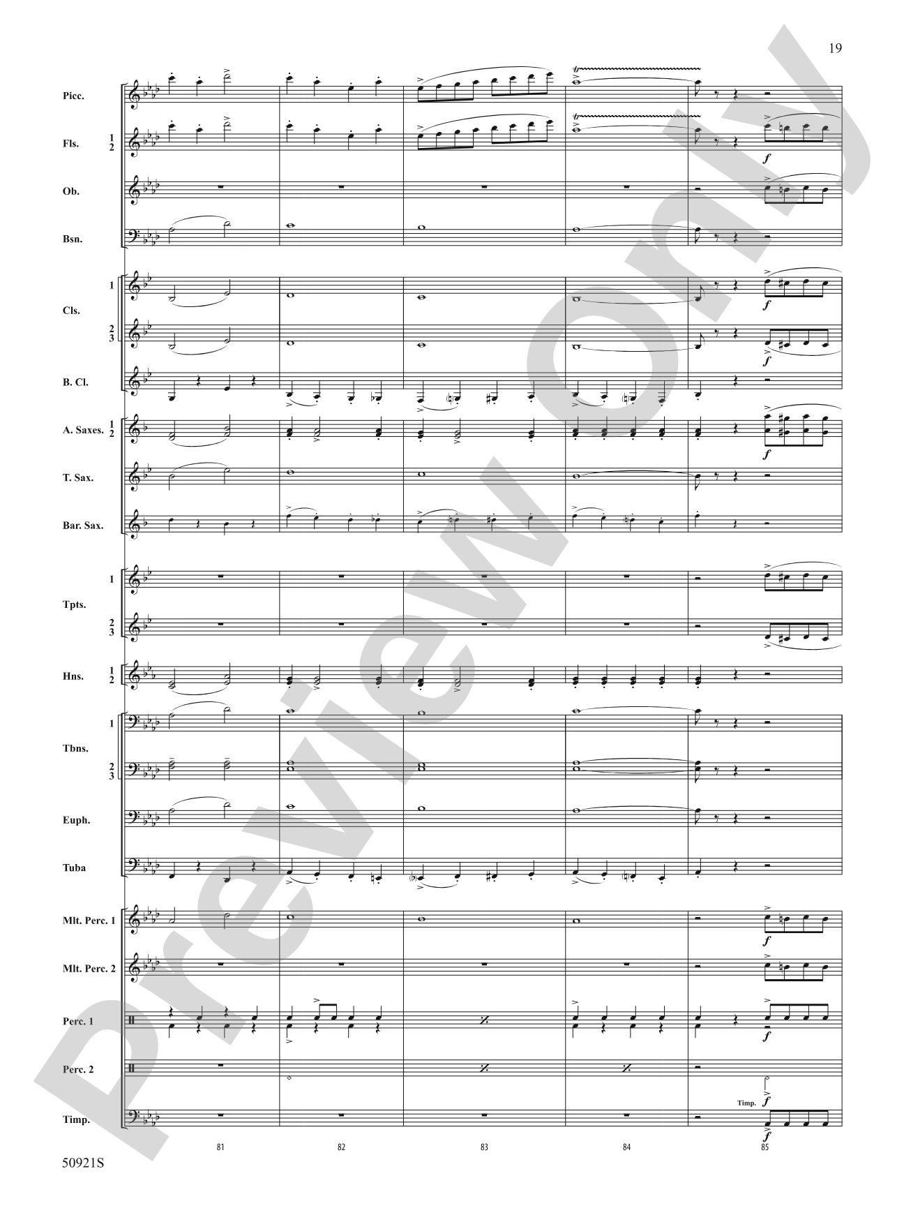 The Ringmaster: Concert Band Conductor Score & Parts