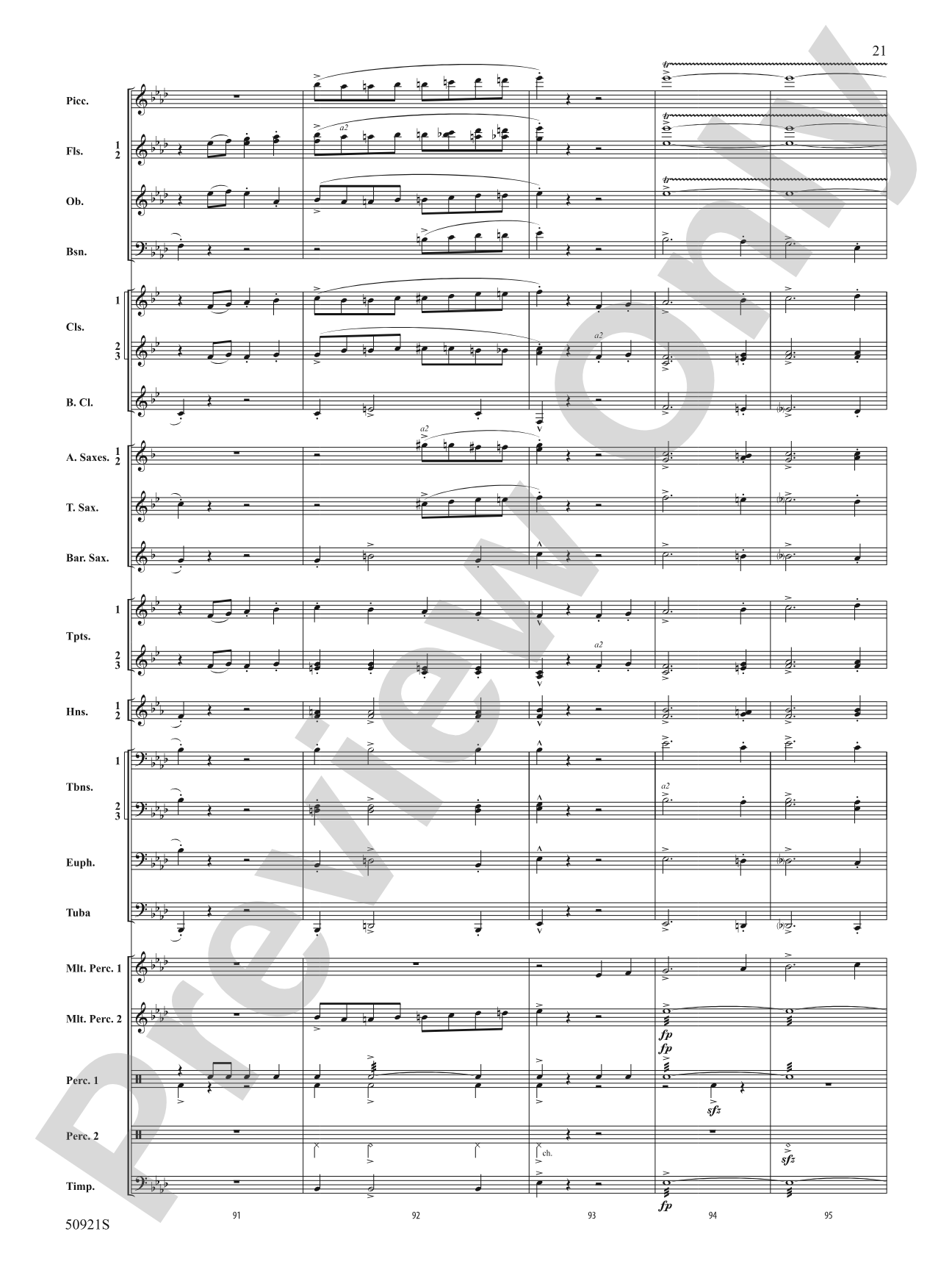 The Ringmaster: Concert Band Conductor Score & Parts