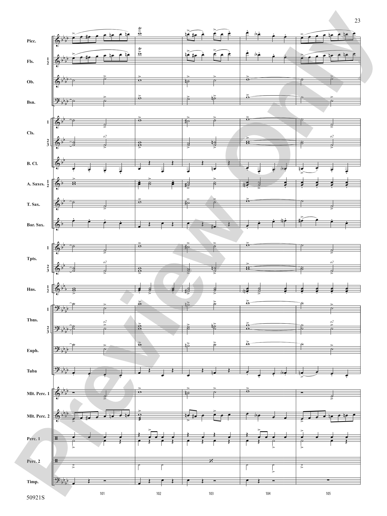 The Ringmaster: Concert Band Conductor Score & Parts